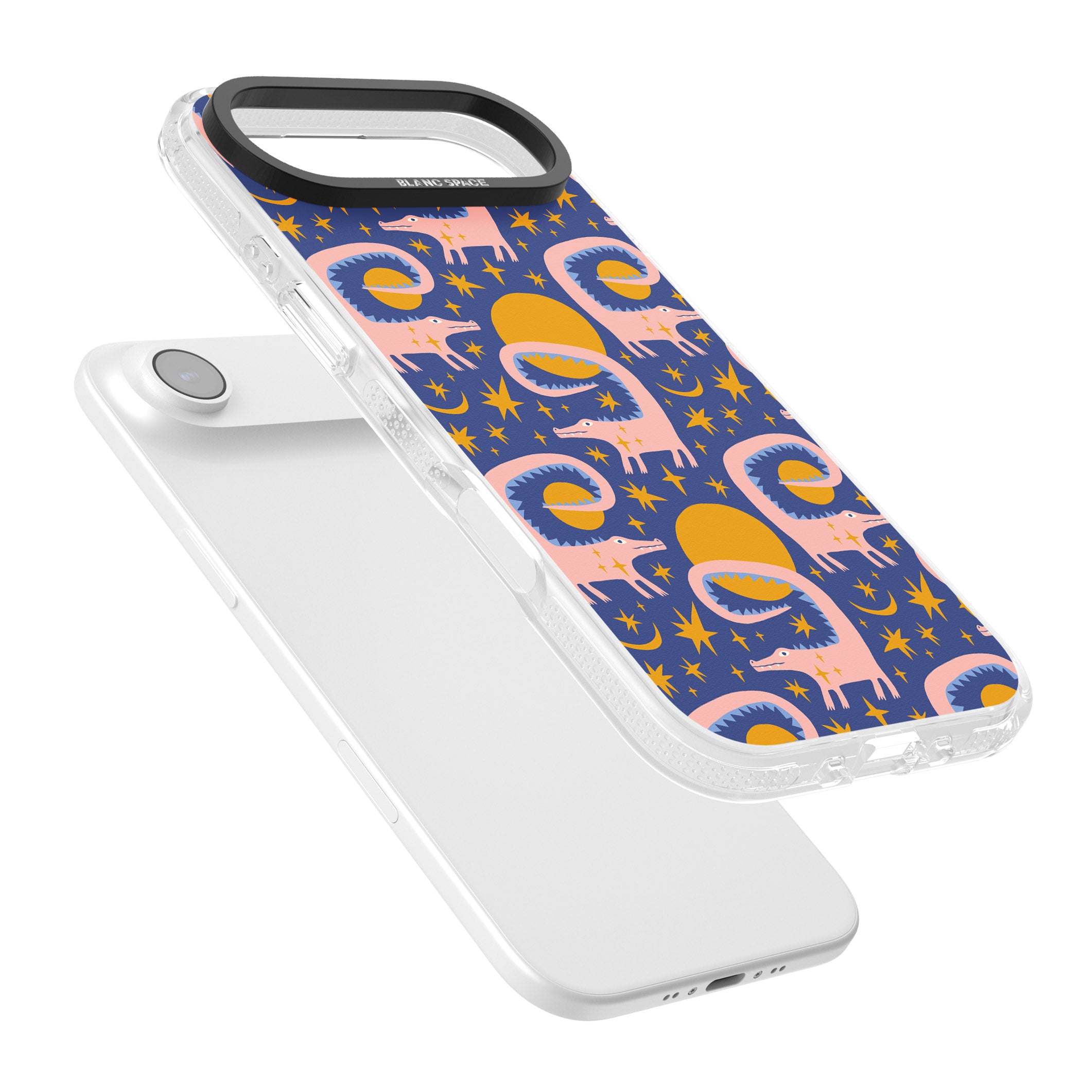 Sun Croc Pattern iPhone 17 Air Impact Air Clear Phone Case Colours