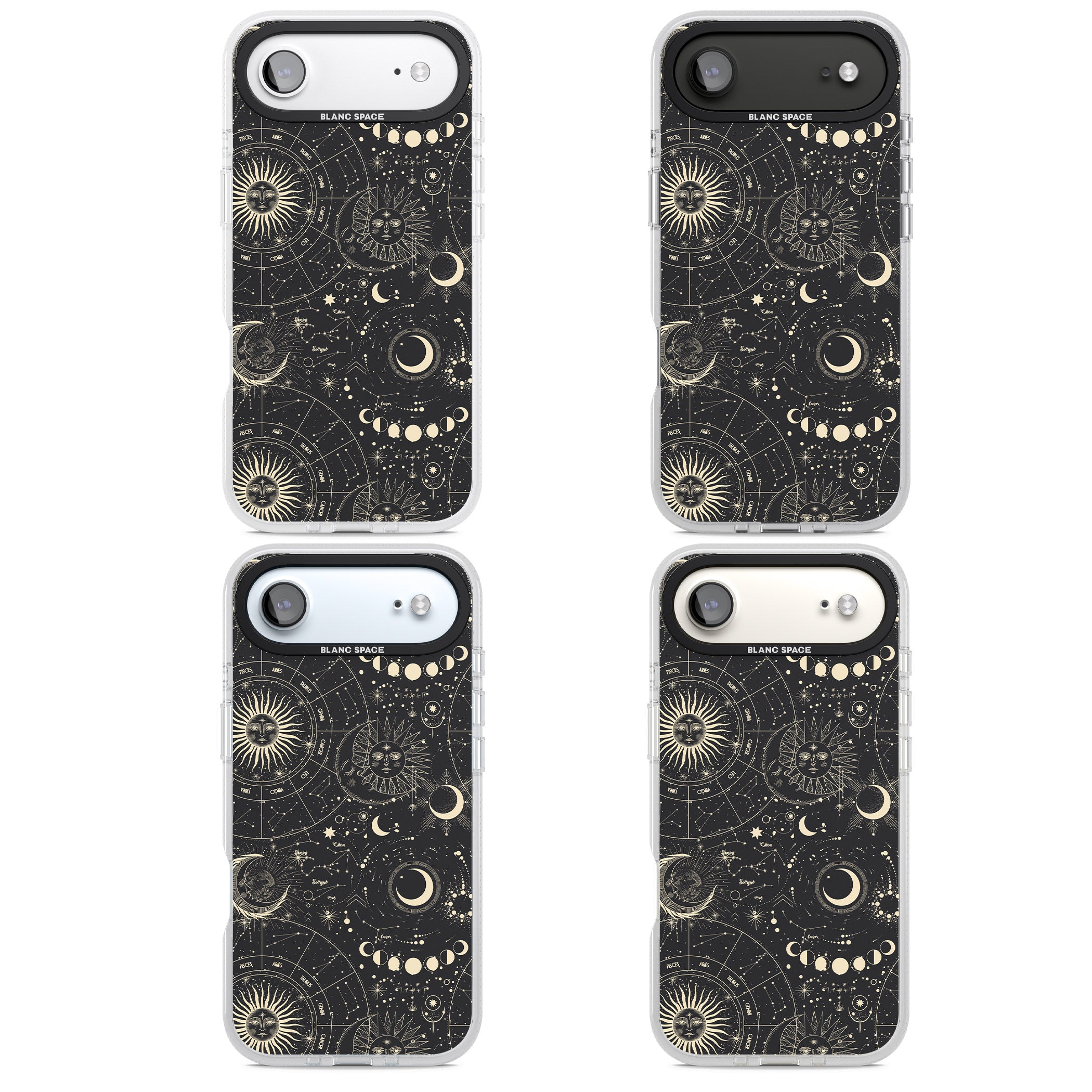 Celestial Suns, Moons & Zodiacs iPhone 17 Air Impact Air Clear Phone Case APT Impact Protection