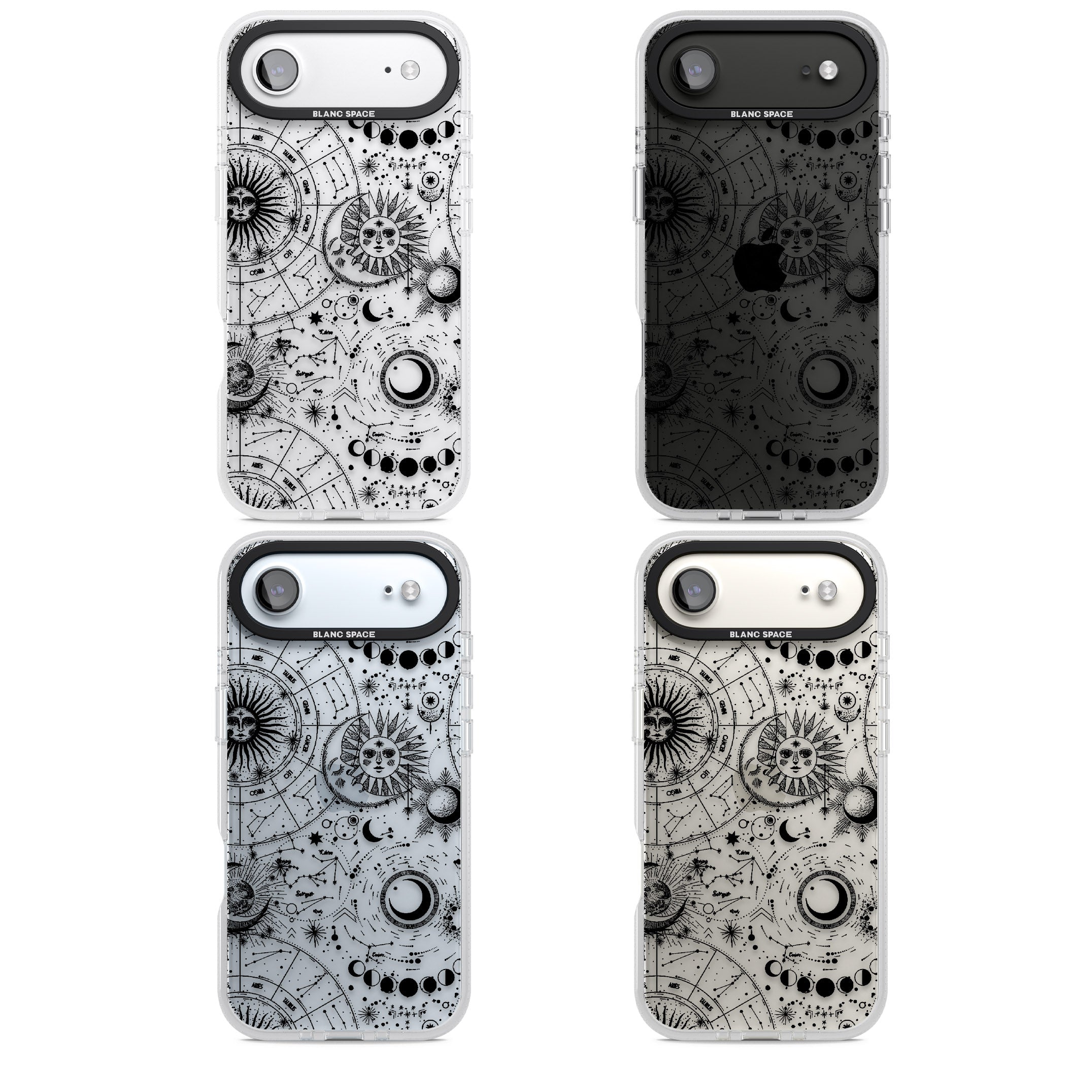 Celestial Zodiac iPhone 17 Air Impact Air Clear Phone Case APT Impact Protection