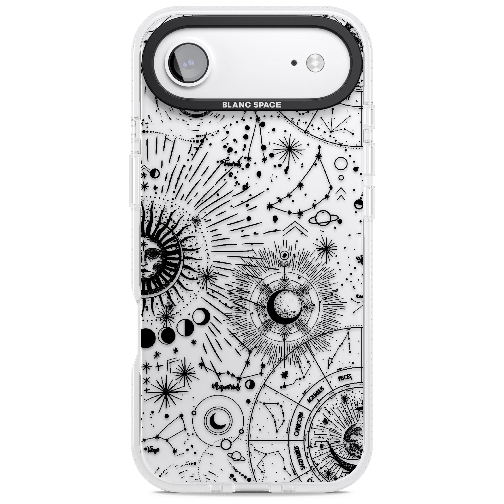 Celestial Chart iPhone 17 Air Impact Air Clear Phone Case