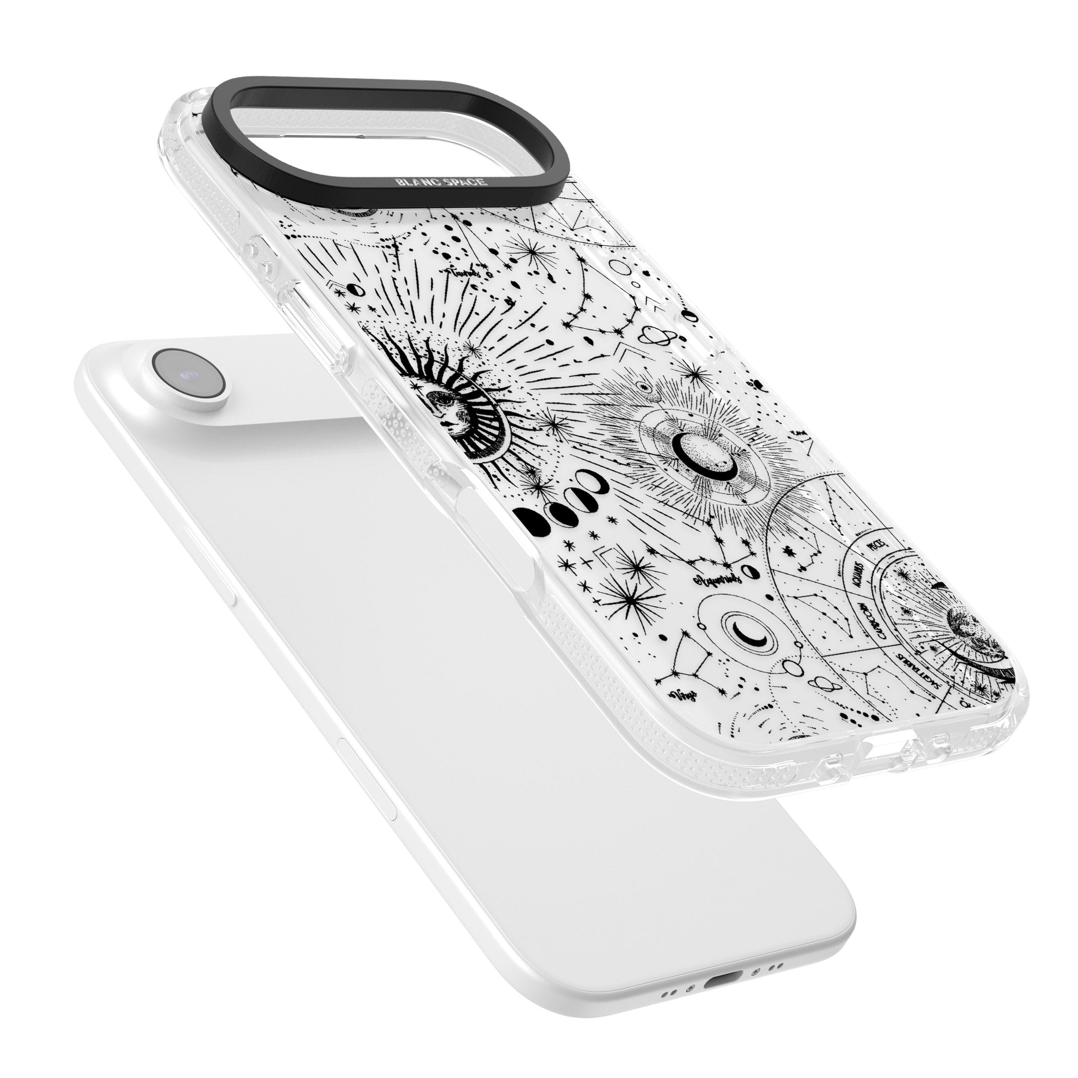 Celestial Chart iPhone 17 Air Impact Air Clear Phone Case Colours