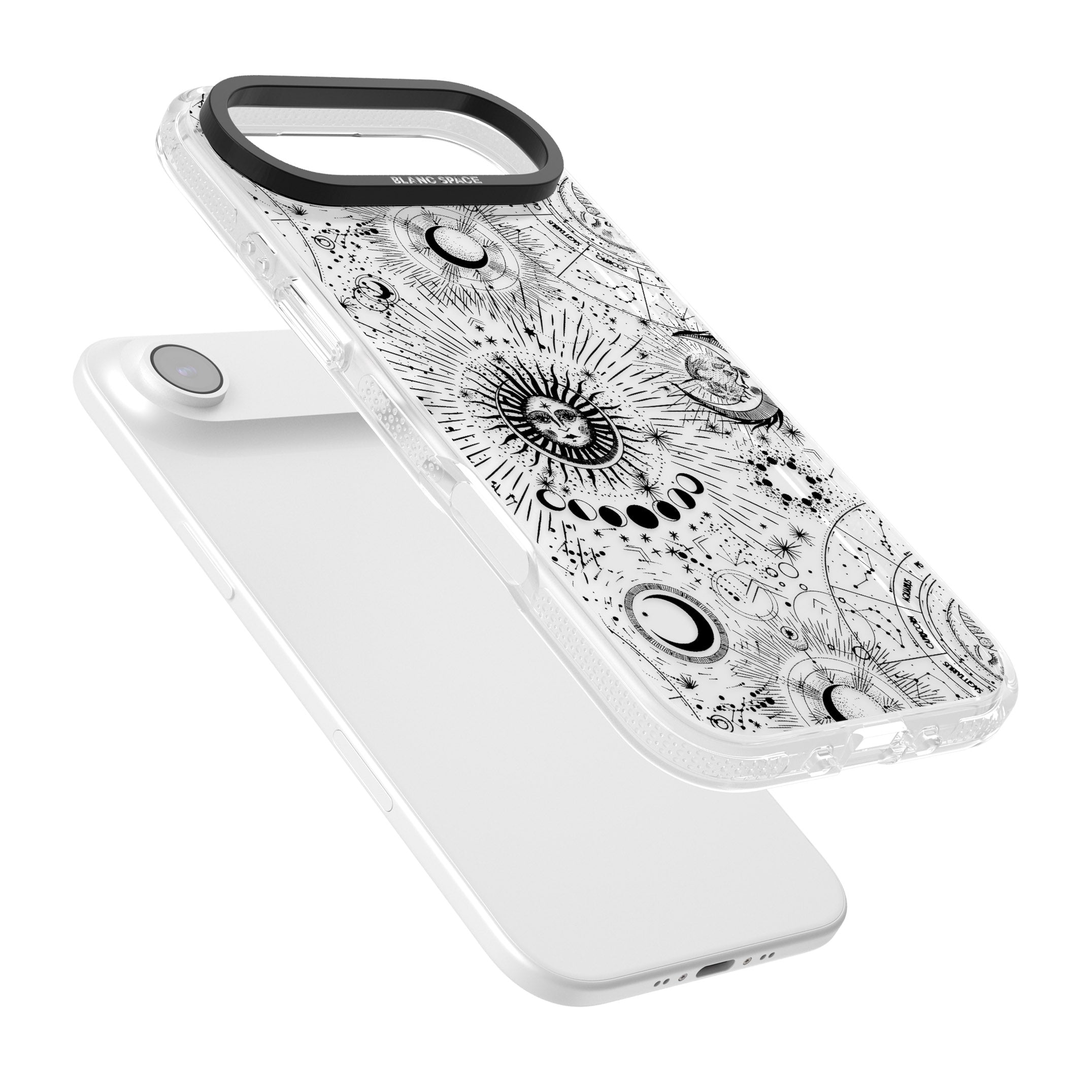 Suns & Zodiac Solar Chart iPhone 17 Air Impact Air Clear Phone Case Colours