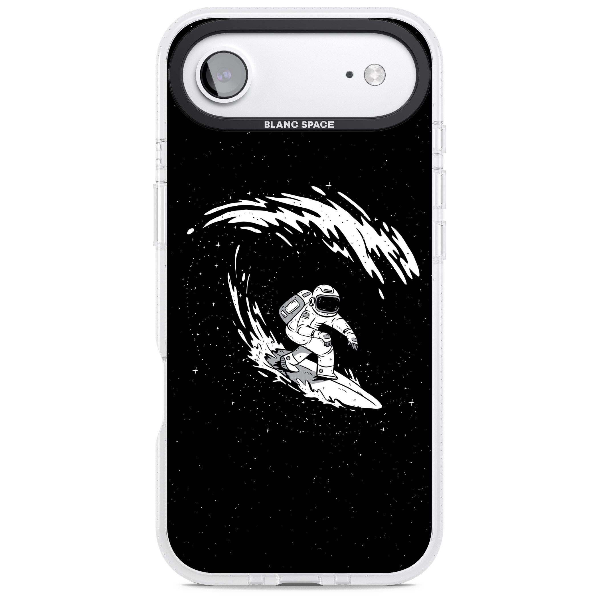 Cosmic Surf iPhone 17 Air Impact Air Clear Phone Case