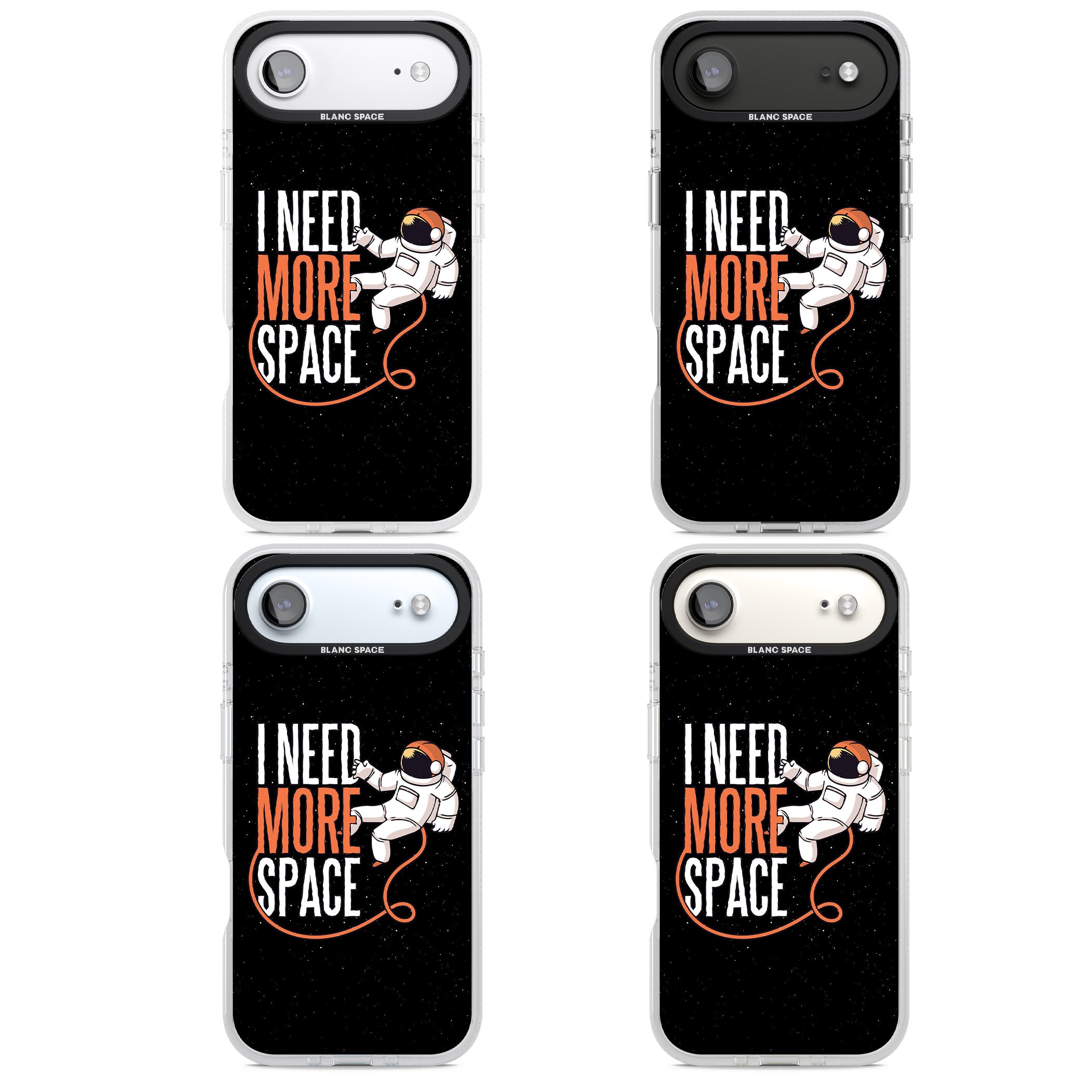I Need More Space iPhone 17 Air Impact Air Clear Phone Case APT Impact Protection