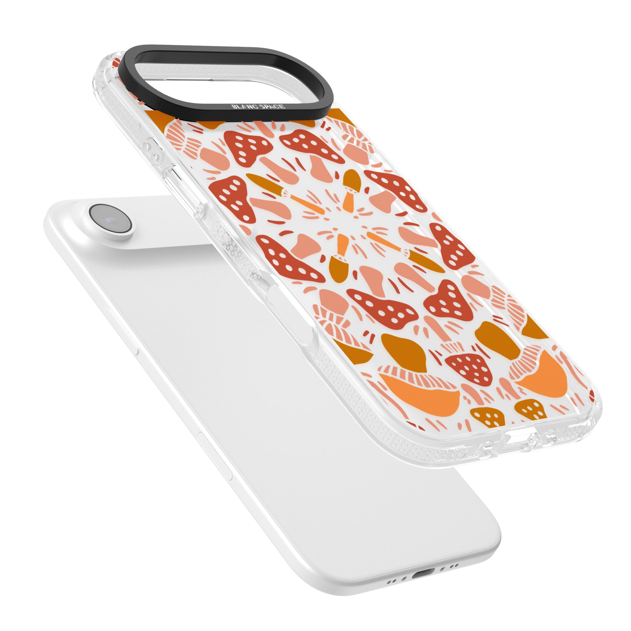 Mushroom Medley iPhone 17 Air Impact Air Clear Phone Case Colours