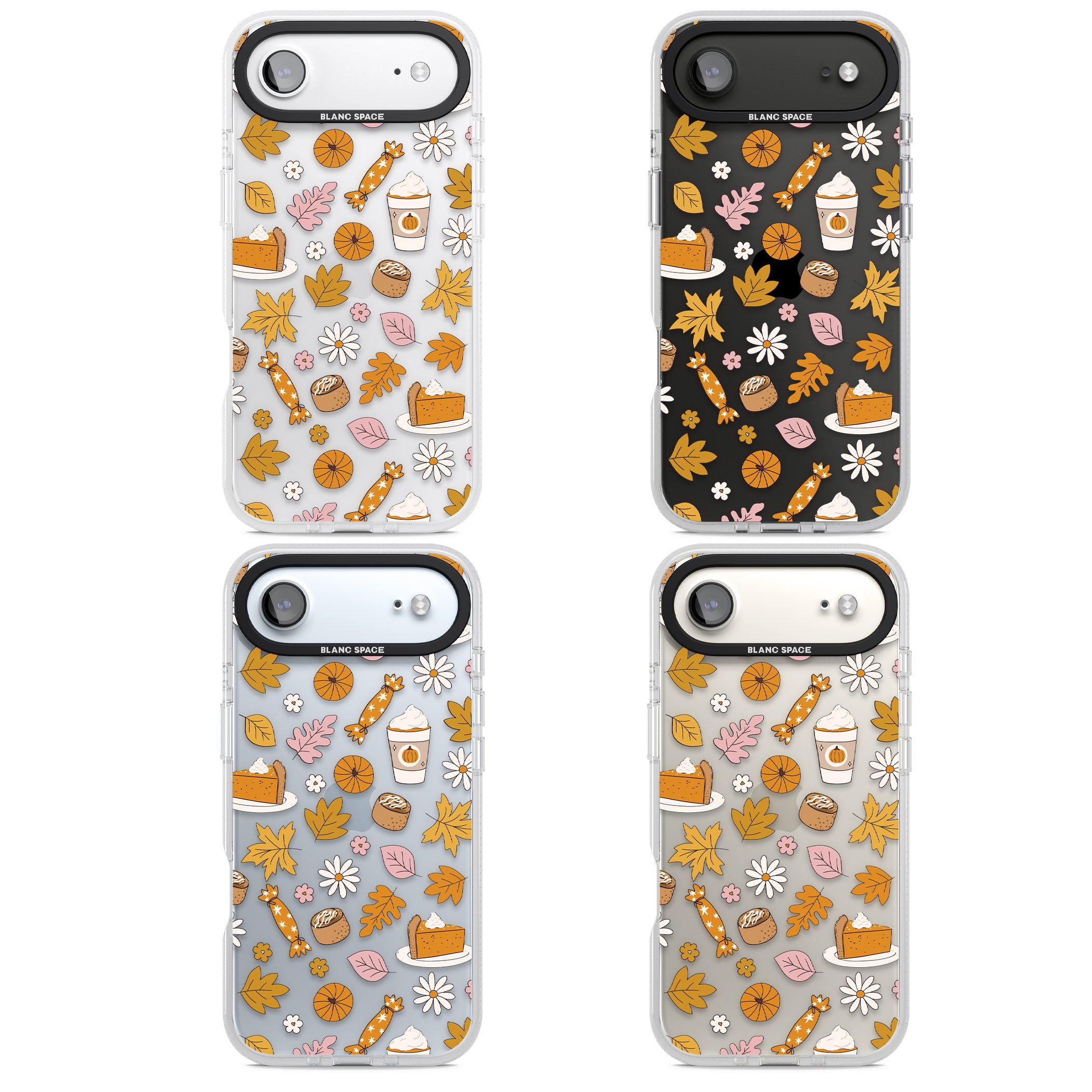Pumpkin Spice iPhone 17 Air Impact Air Clear Phone Case APT Impact Protection