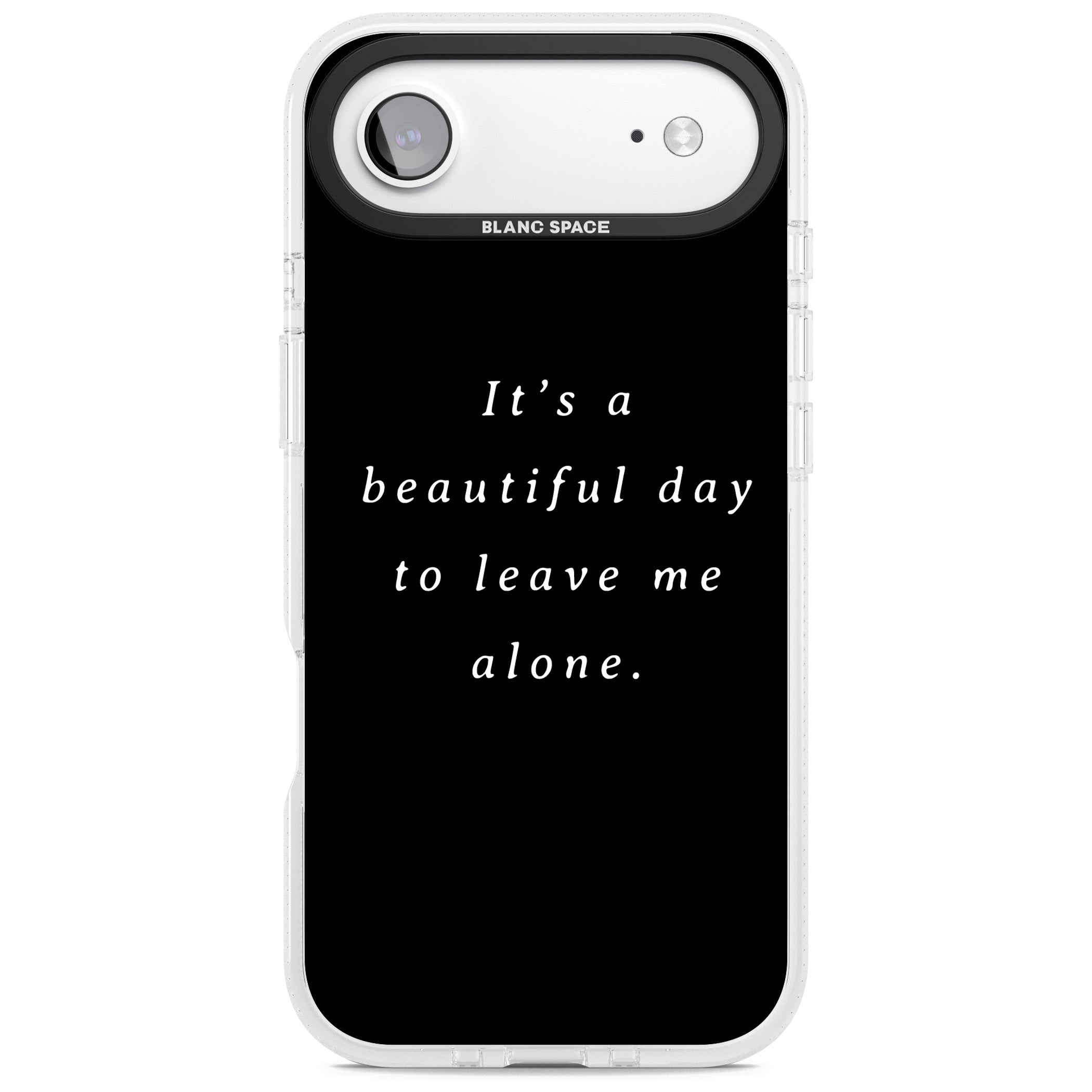 Beautiful Day Quote iPhone 17 Air Impact Air Clear Phone Case