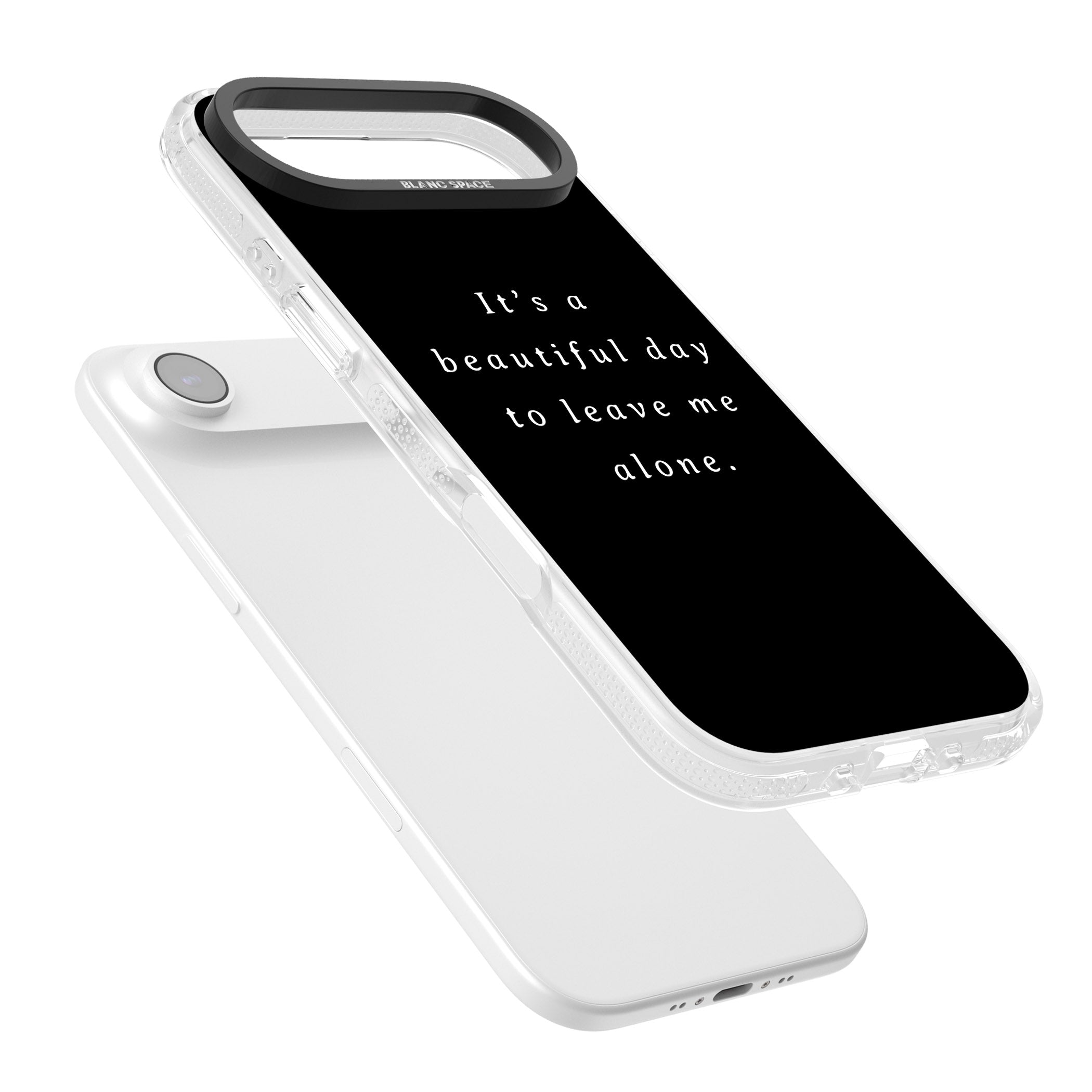Beautiful Day Quote iPhone 17 Air Impact Air Clear Phone Case Colours