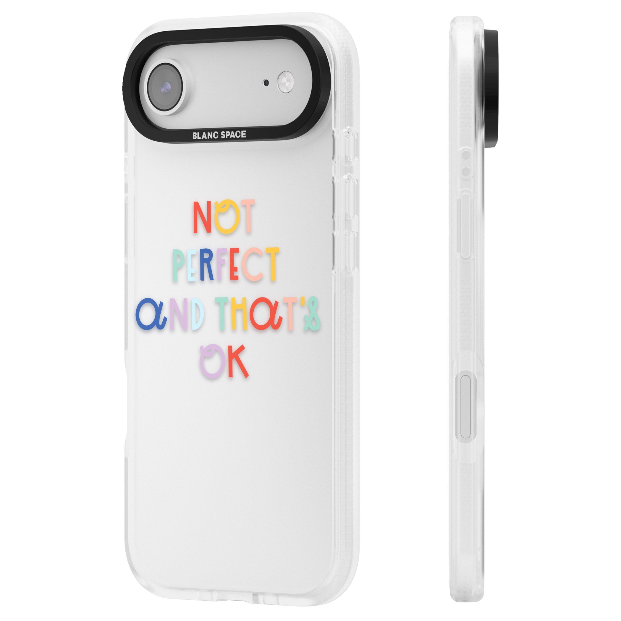 Not Perfect Clear iPhone 17 Air Impact Air Clear Phone Case Side Profile