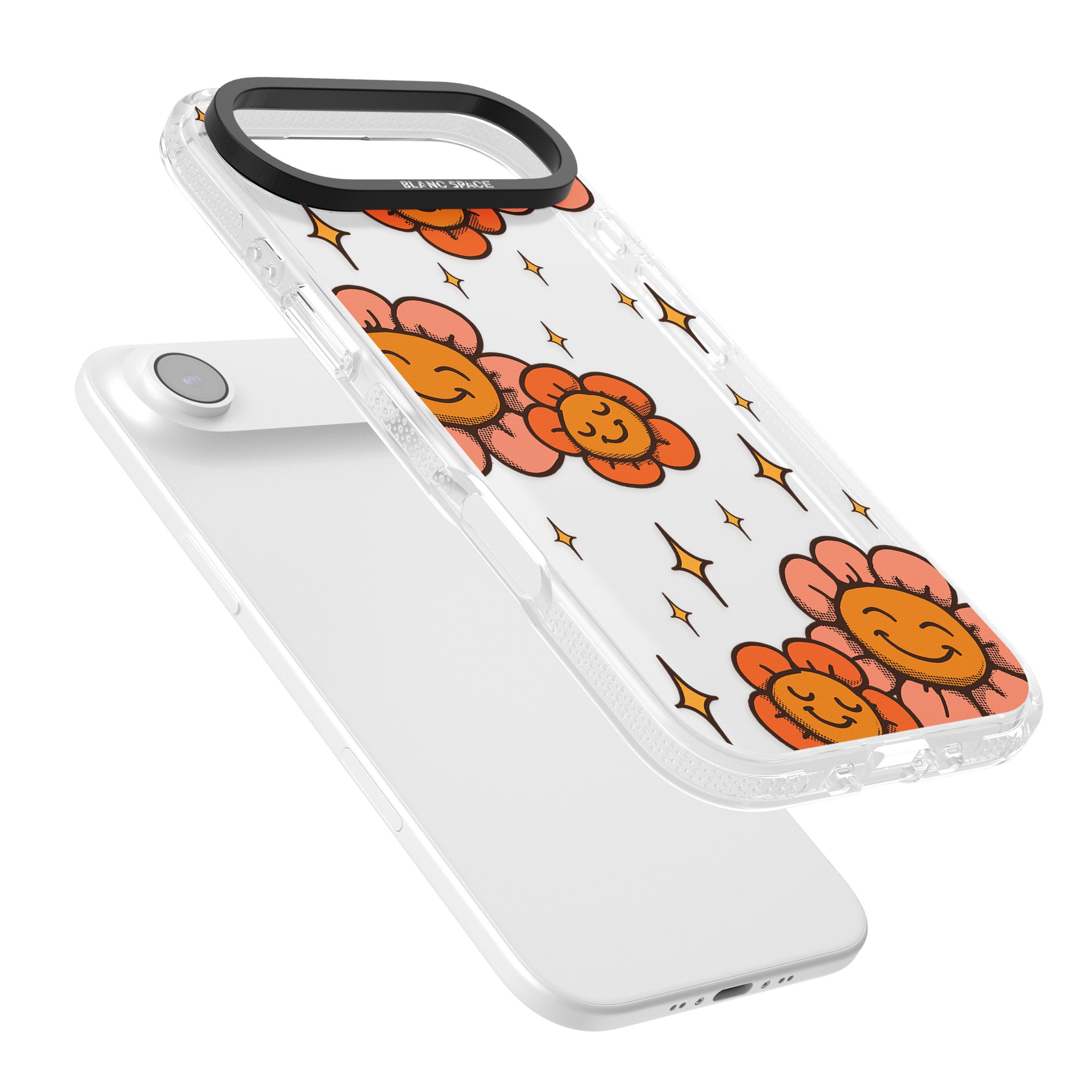Mellow Flowers iPhone 17 Air Impact Air Clear Phone Case Colours