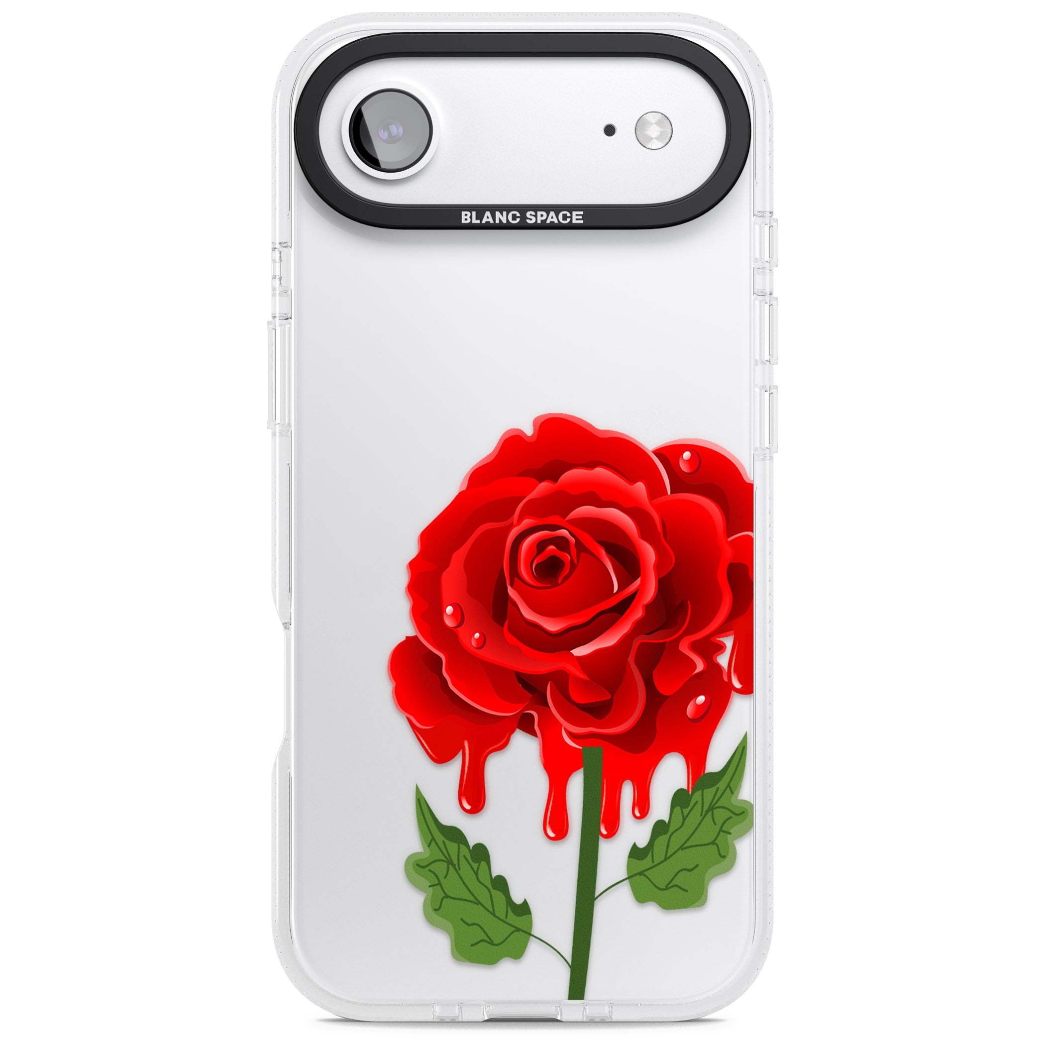 Melting Rose iPhone 17 Air Impact Air Clear Phone Case
