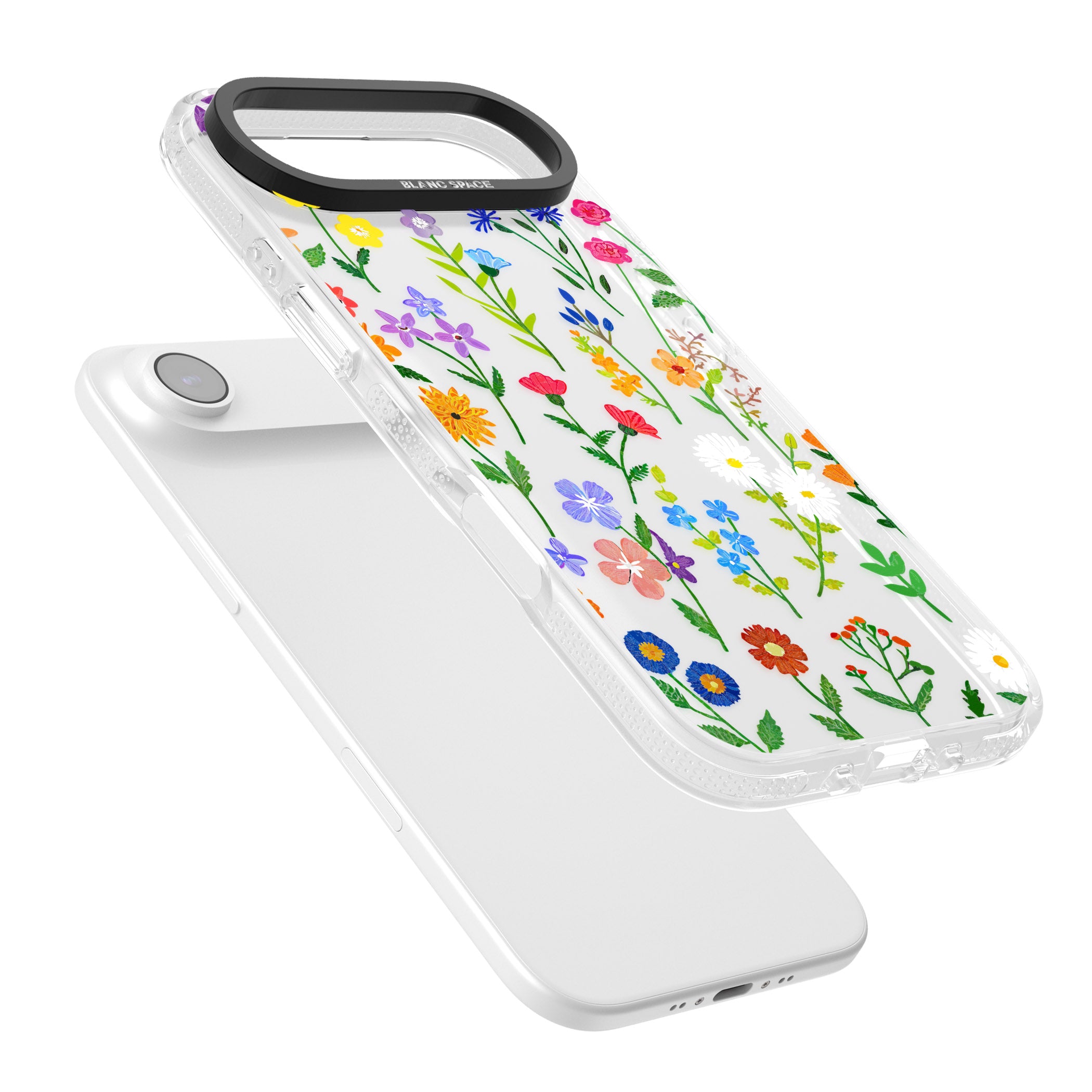 Wildflower Garden iPhone 17 Air Impact Air Clear Phone Case Colours