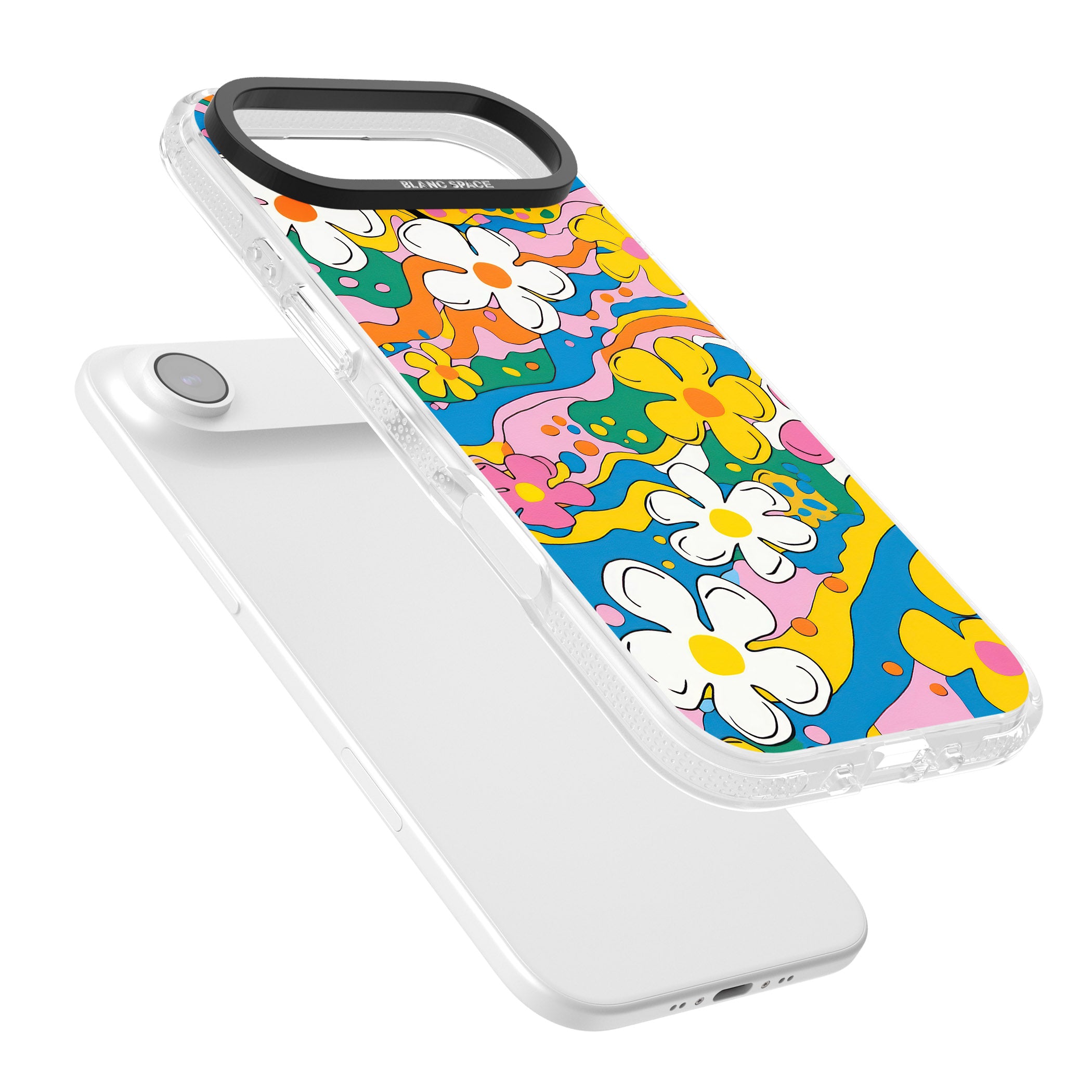 Vibrant Bloom iPhone 17 Air Impact Air Clear Phone Case Colours