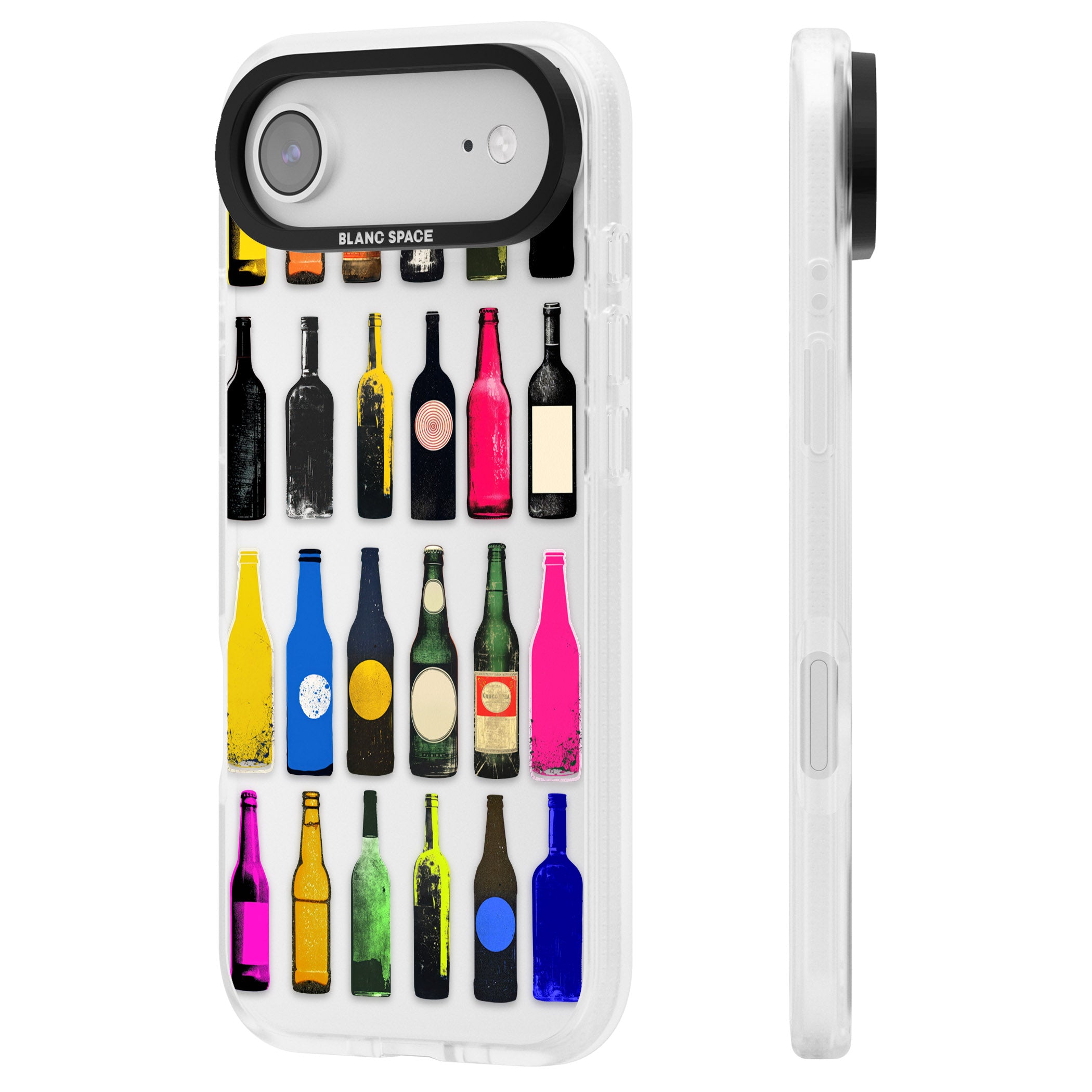 Glass Bottles iPhone 17 Air Impact Air Clear Phone Case Side Profile