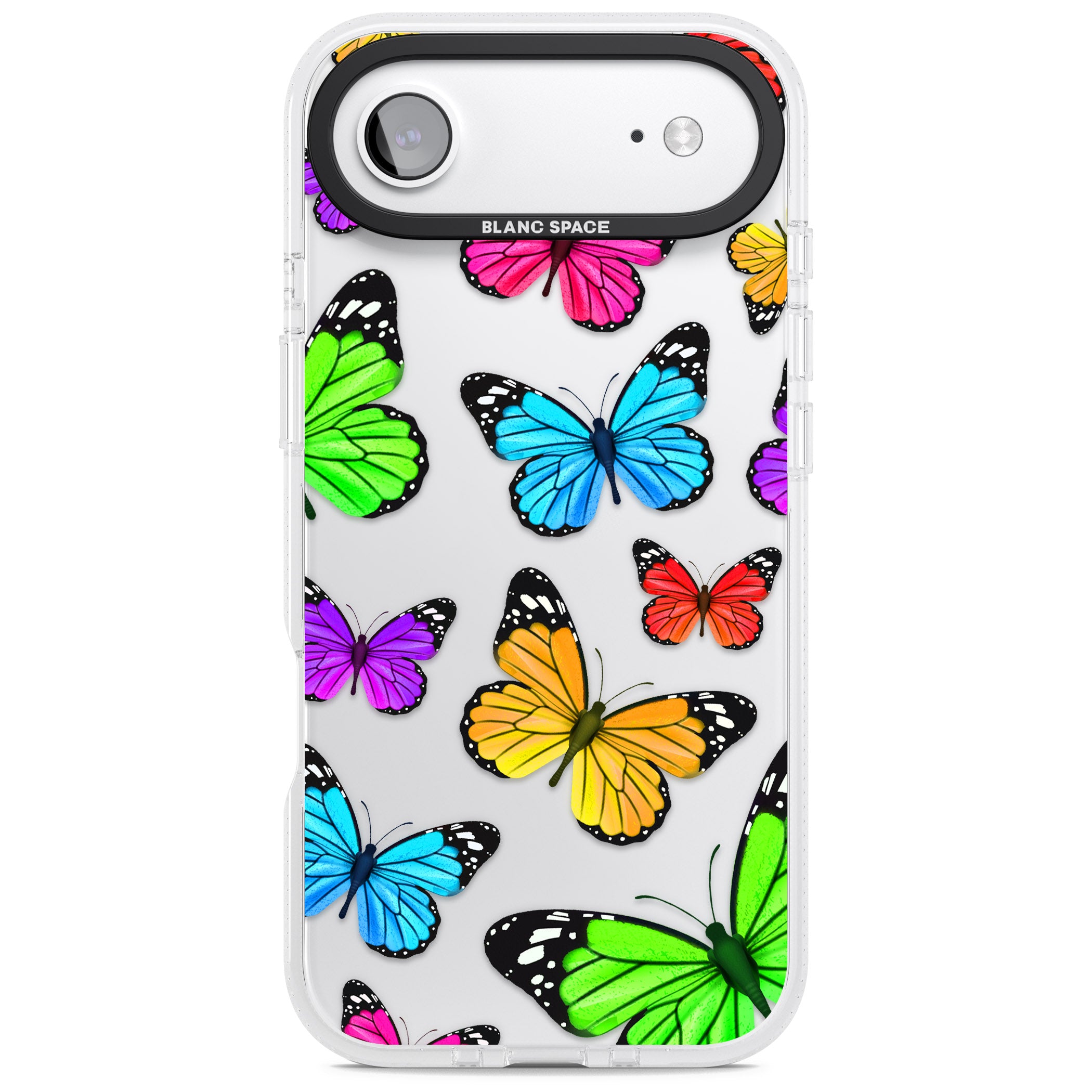 Vibrant Butterflies iPhone 17 Air Impact Air Clear Phone Case