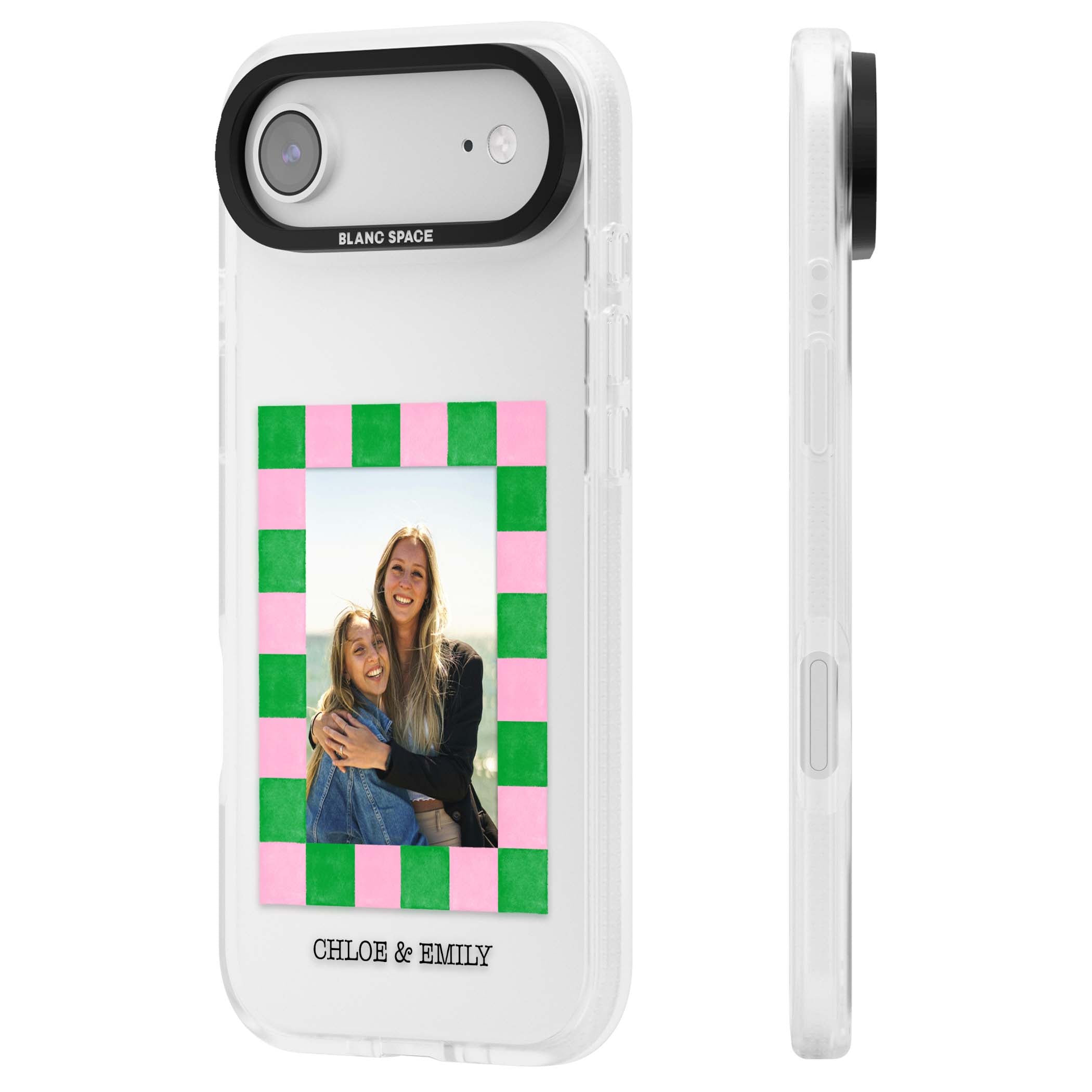 Riviera Check Photo cute iPhone case | Clear Case Impact Air case for iPhone Air