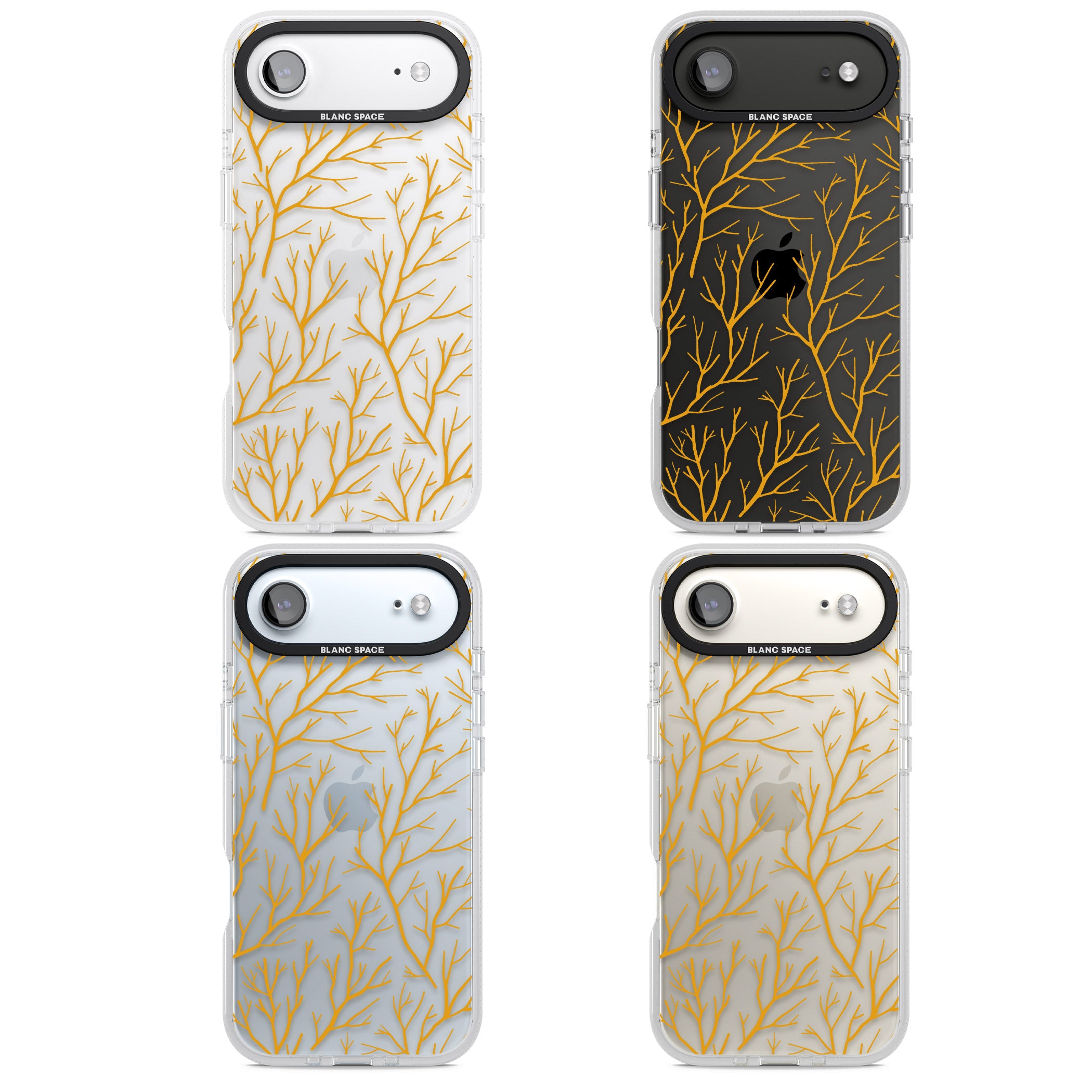 Personalised Bramble Branches iPhone 17 Air Impact Air Clear Phone Case APT Impact Protection