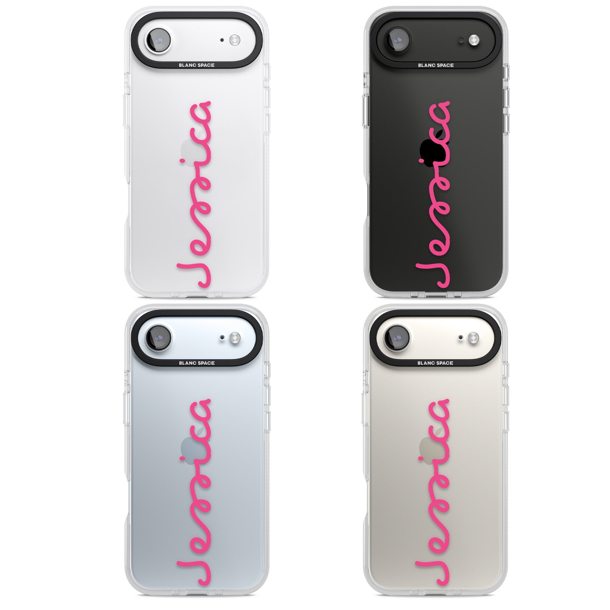 Personalised Summer Name iPhone 17 Air Impact Air Clear Phone Case APT Impact Protection