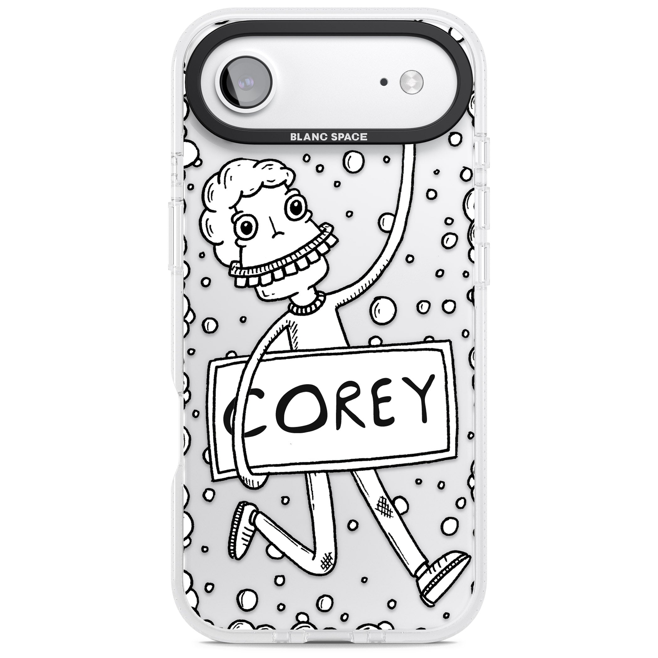 Personalised Banner Boy iPhone 17 Air Impact Air Clear Phone Case