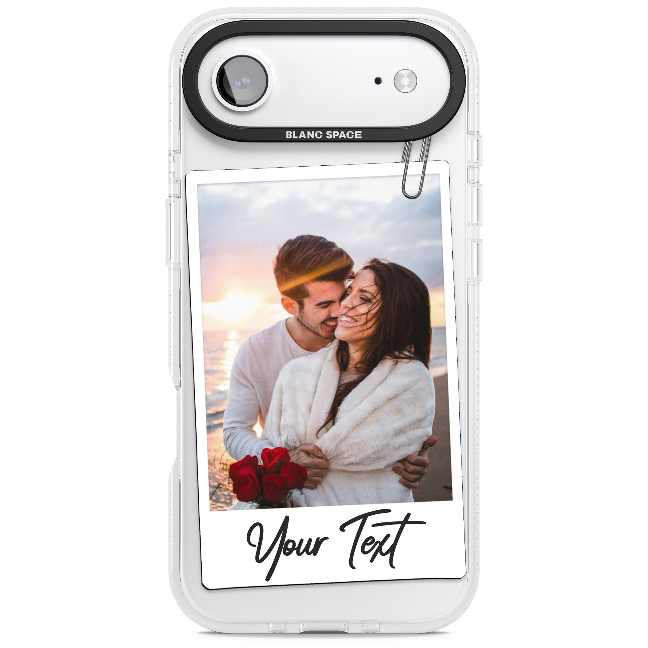 Personalised Instant Camera Photo iPhone 17 Air Impact Air Clear Phone Case
