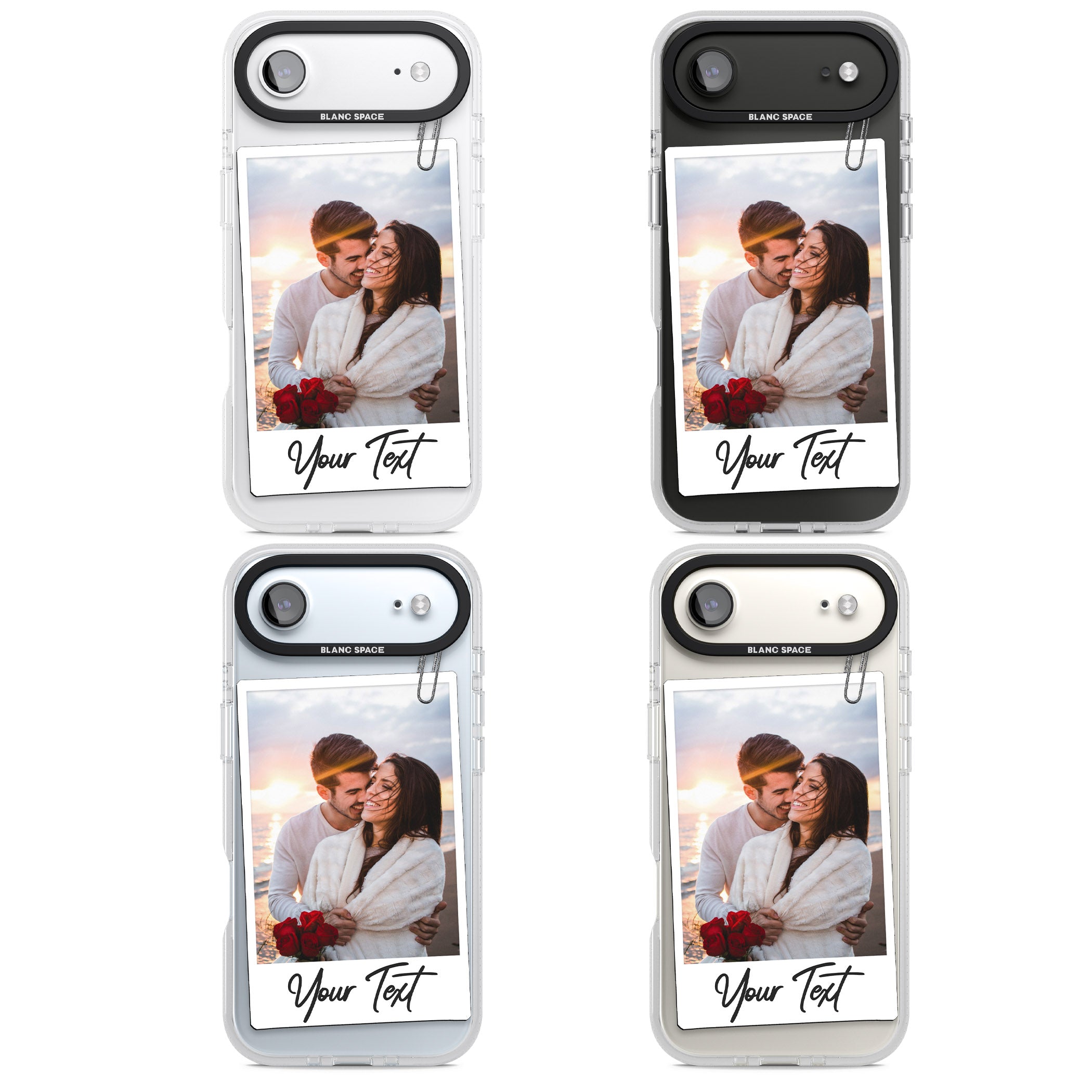 Personalised Instant Camera Photo iPhone 17 Air Impact Air Clear Phone Case APT Impact Protection