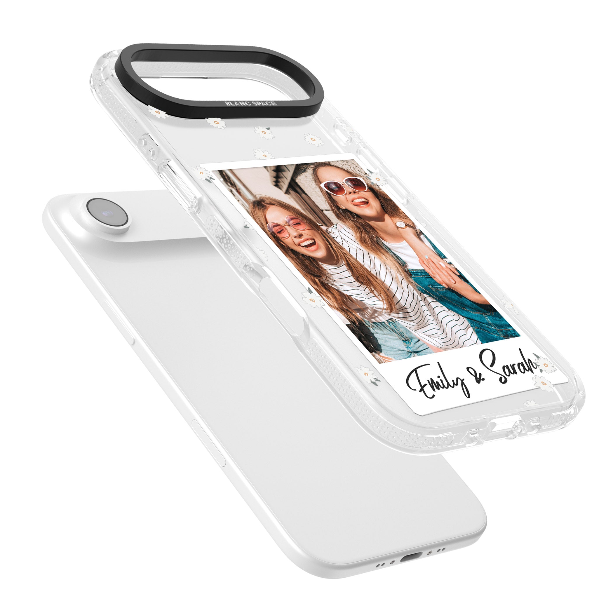 Personalised Daisy Instant Photo iPhone 17 Air Impact Air Clear Phone Case Colours
