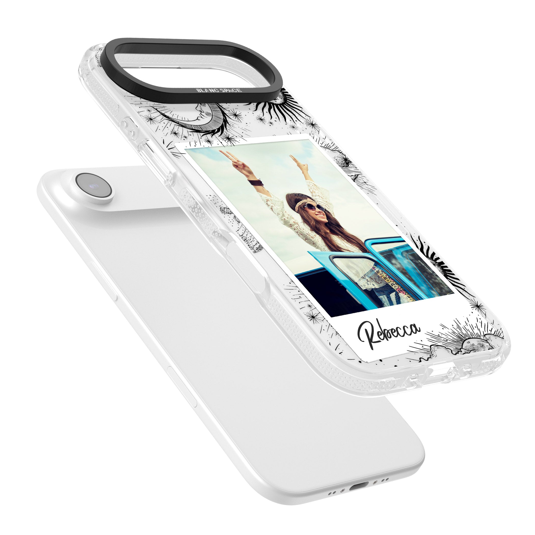 Personalised Astrology Instant Photo iPhone 17 Air Impact Air Clear Phone Case Colours