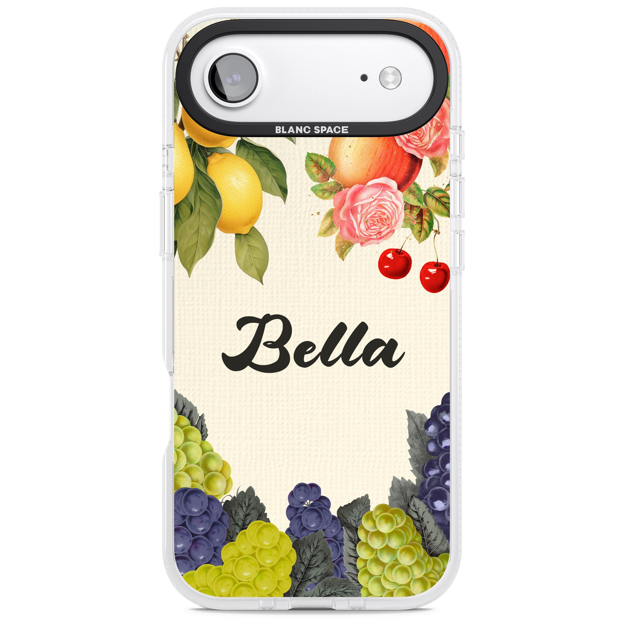 Personalised Vintage Fruits iPhone 17 Air Impact Air Clear Phone Case