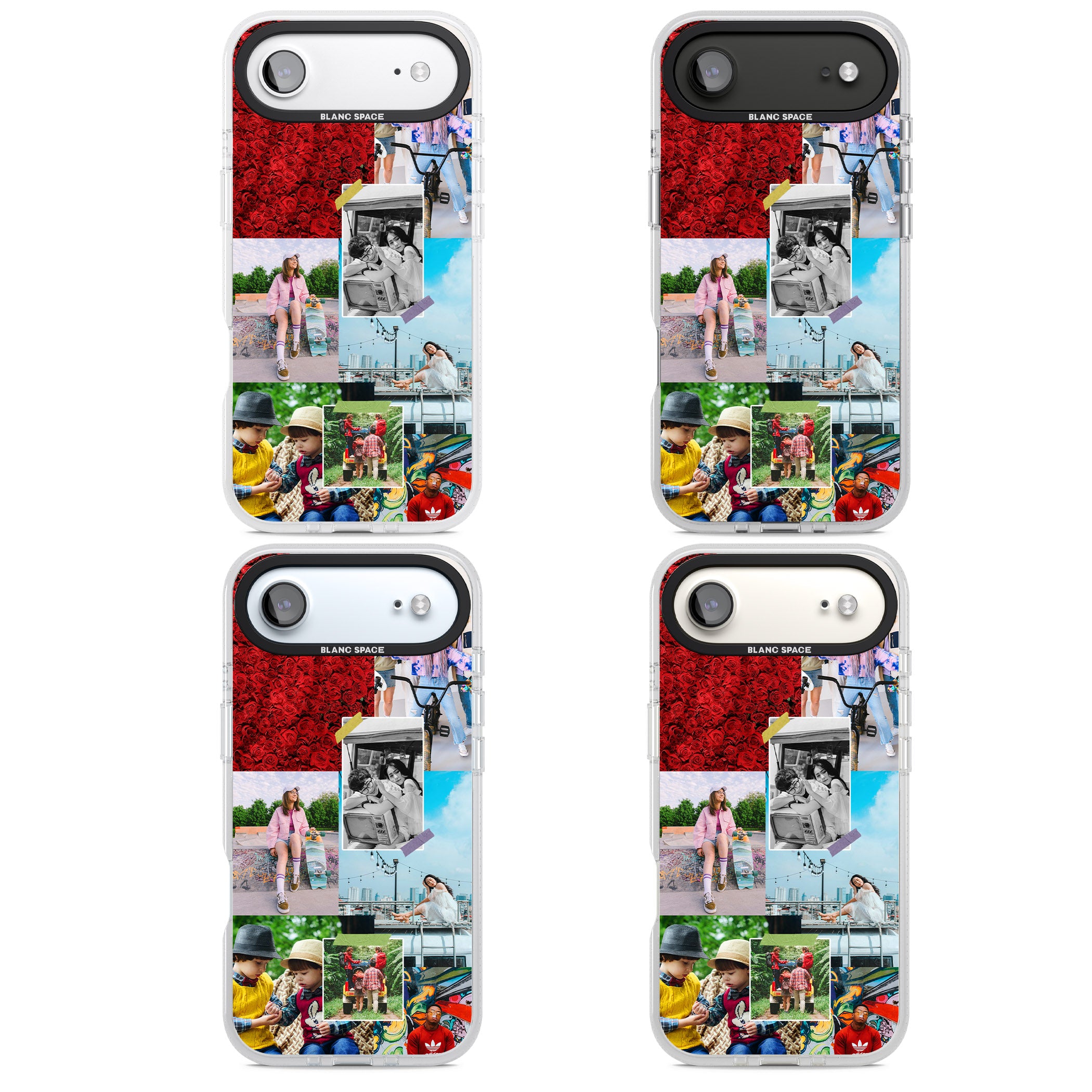 Personalised Photo Collage iPhone 17 Air Impact Air Clear Phone Case APT Impact Protection