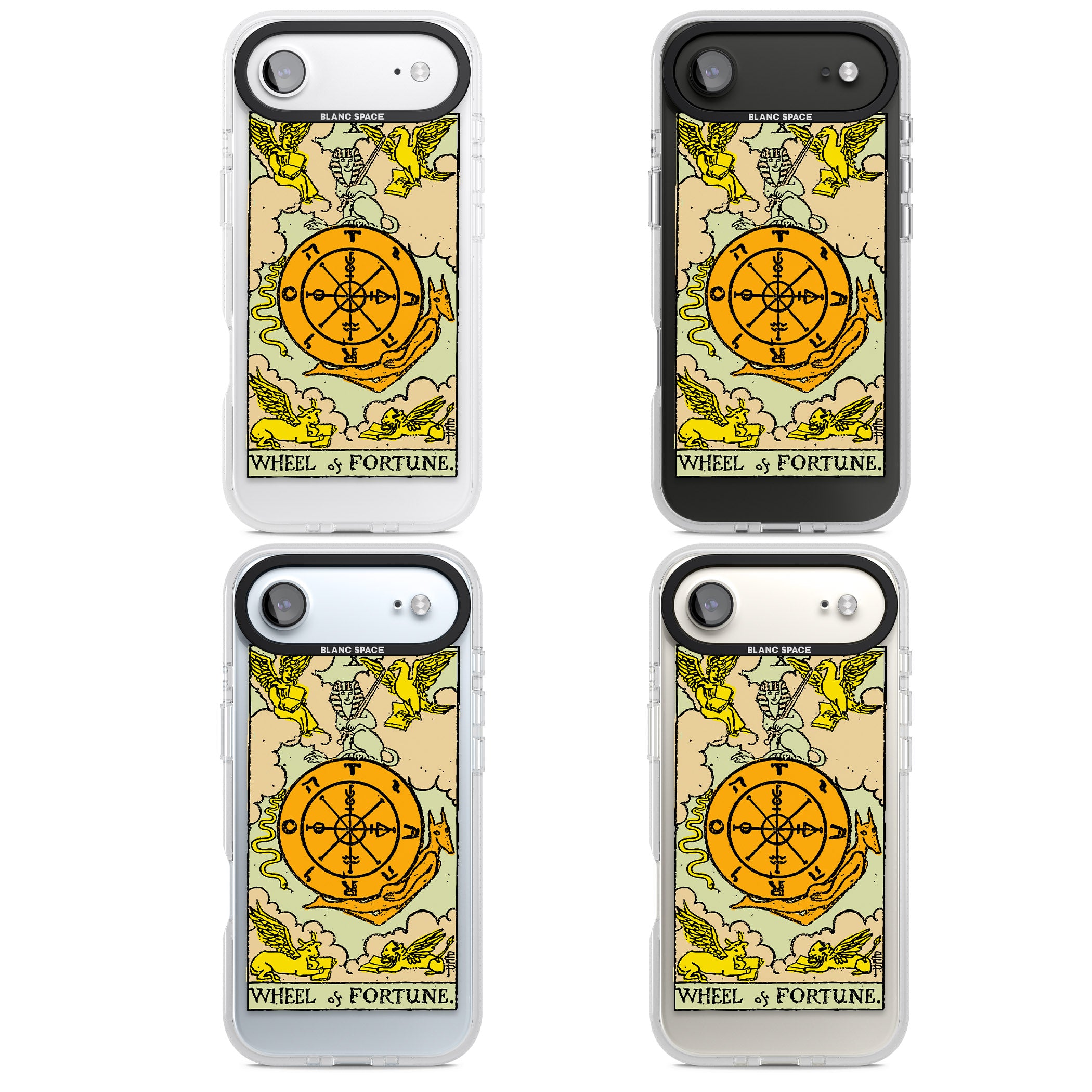 Personalised Wheel Of Fortune Tarot Card (Color) iPhone 17 Air Impact Air Clear Phone Case APT Impact Protection