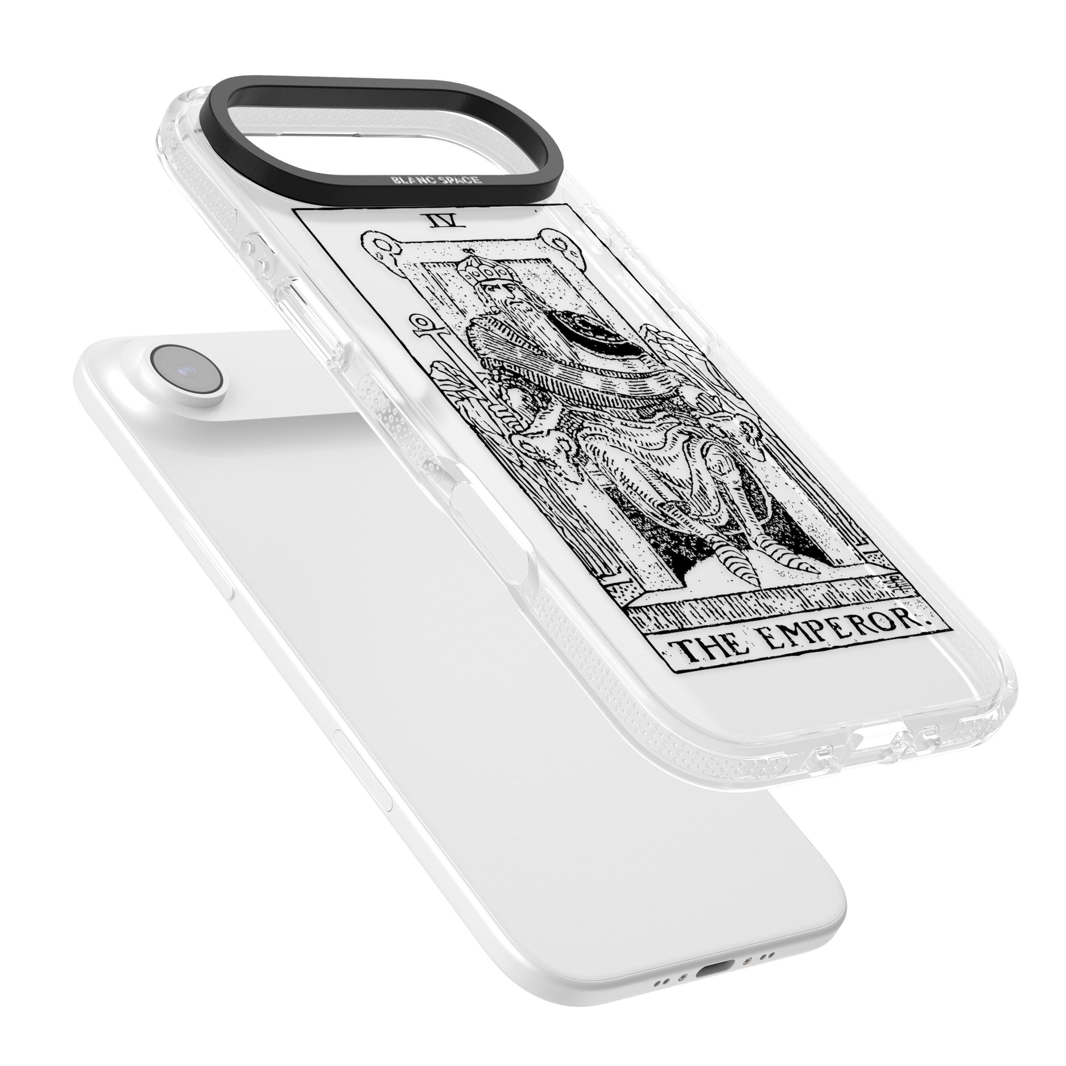 Personalised The Emperor Tarot iPhone 17 Air Impact Air Clear Phone Case Colours