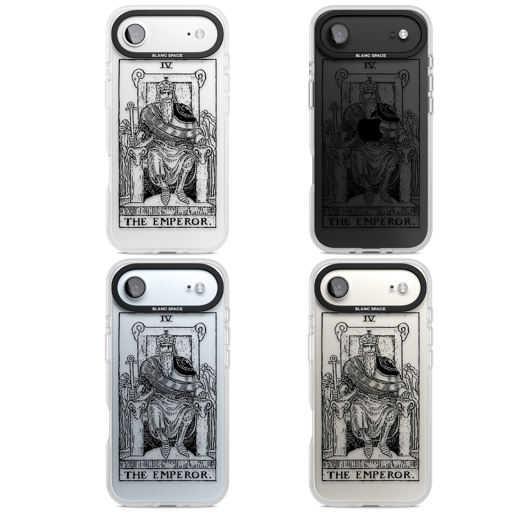 Personalised The Emperor Tarot iPhone 17 Air Impact Air Clear Phone Case APT Impact Protection