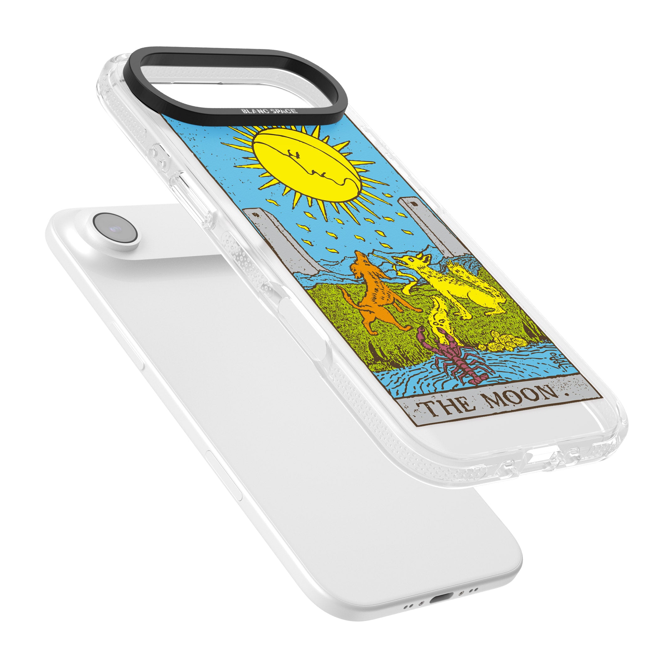 Personalised The Moon Tarot Card (Color) iPhone 17 Air Impact Air Clear Phone Case Colours