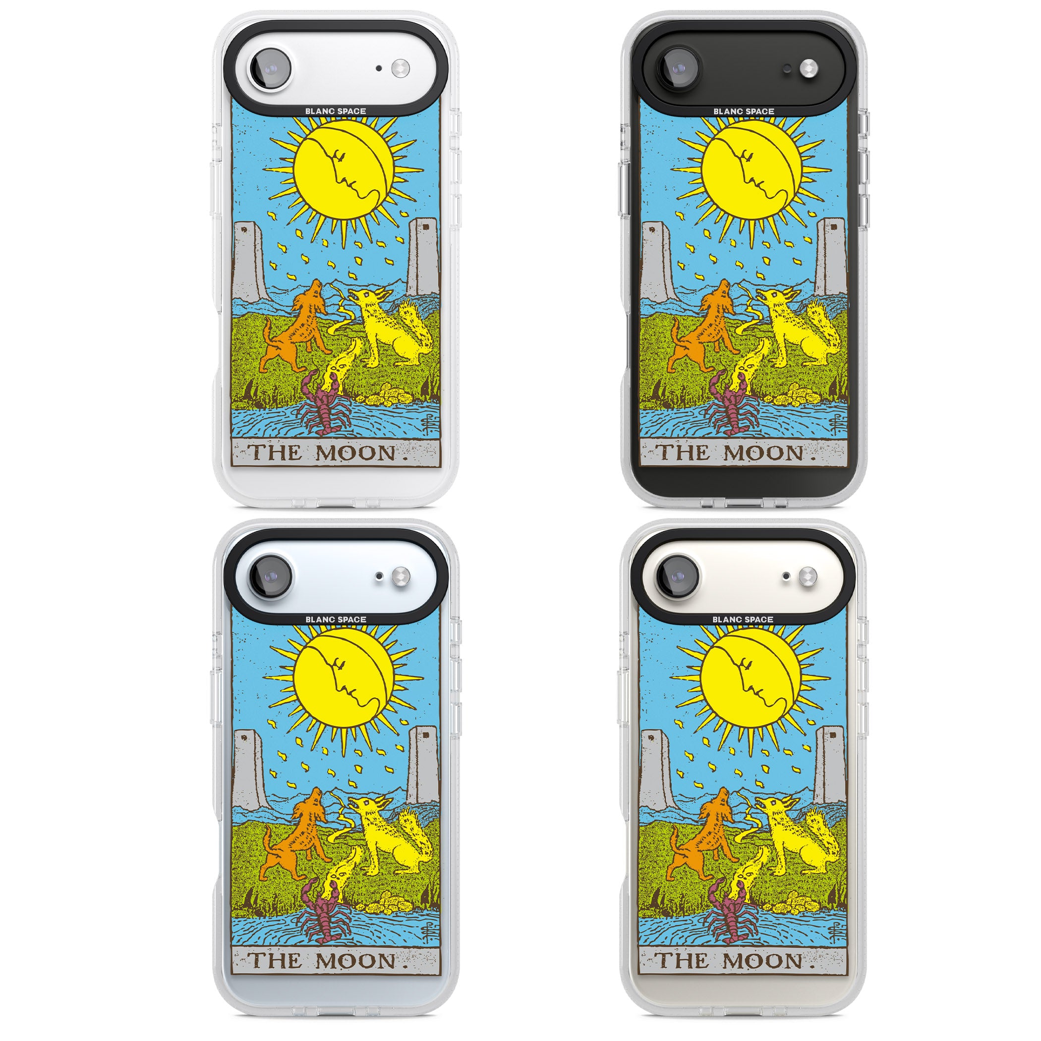 Personalised The Moon Tarot Card (Color) iPhone 17 Air Impact Air Clear Phone Case APT Impact Protection