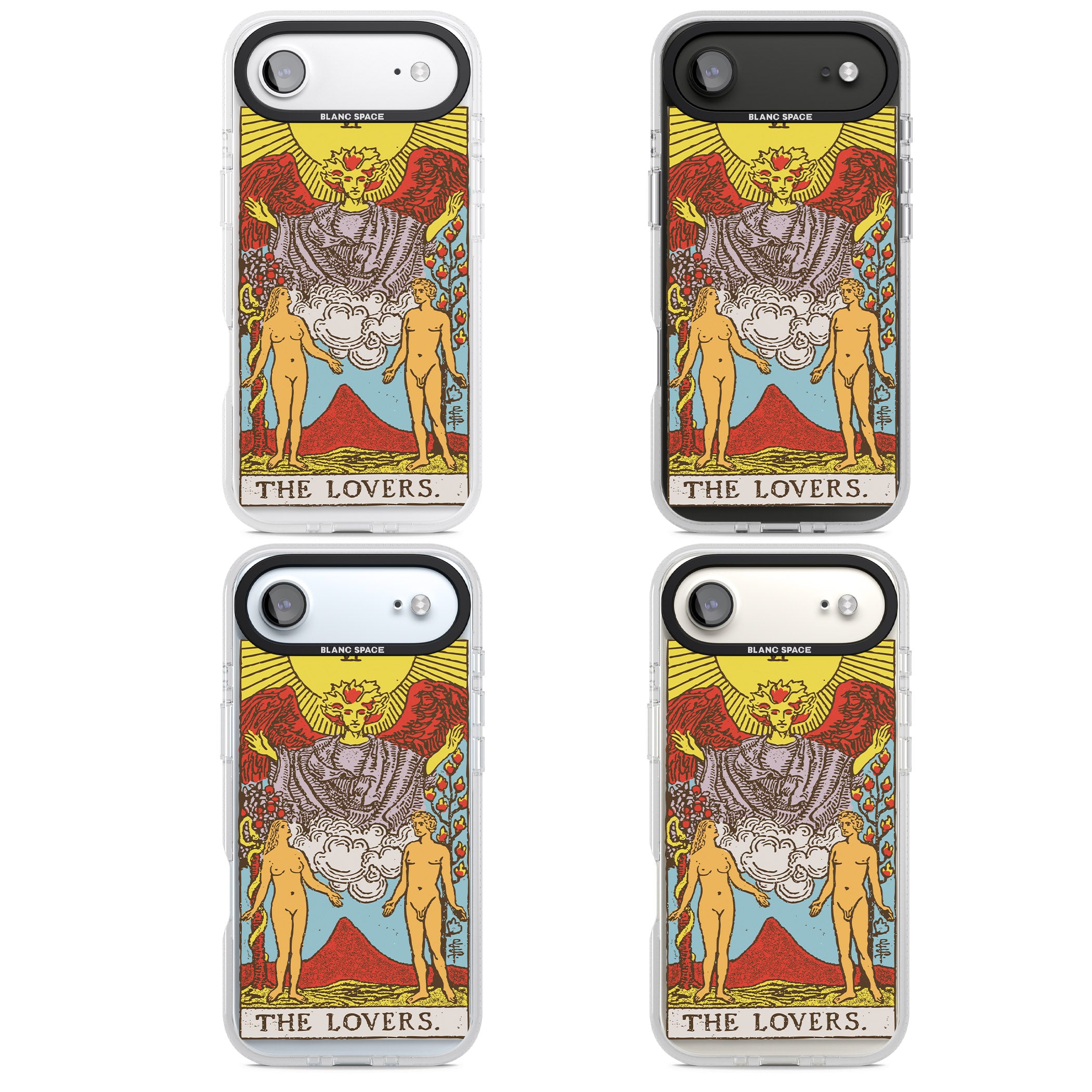 Personalised The Lovers Tarot Card (Color) iPhone 17 Air Impact Air Clear Phone Case APT Impact Protection