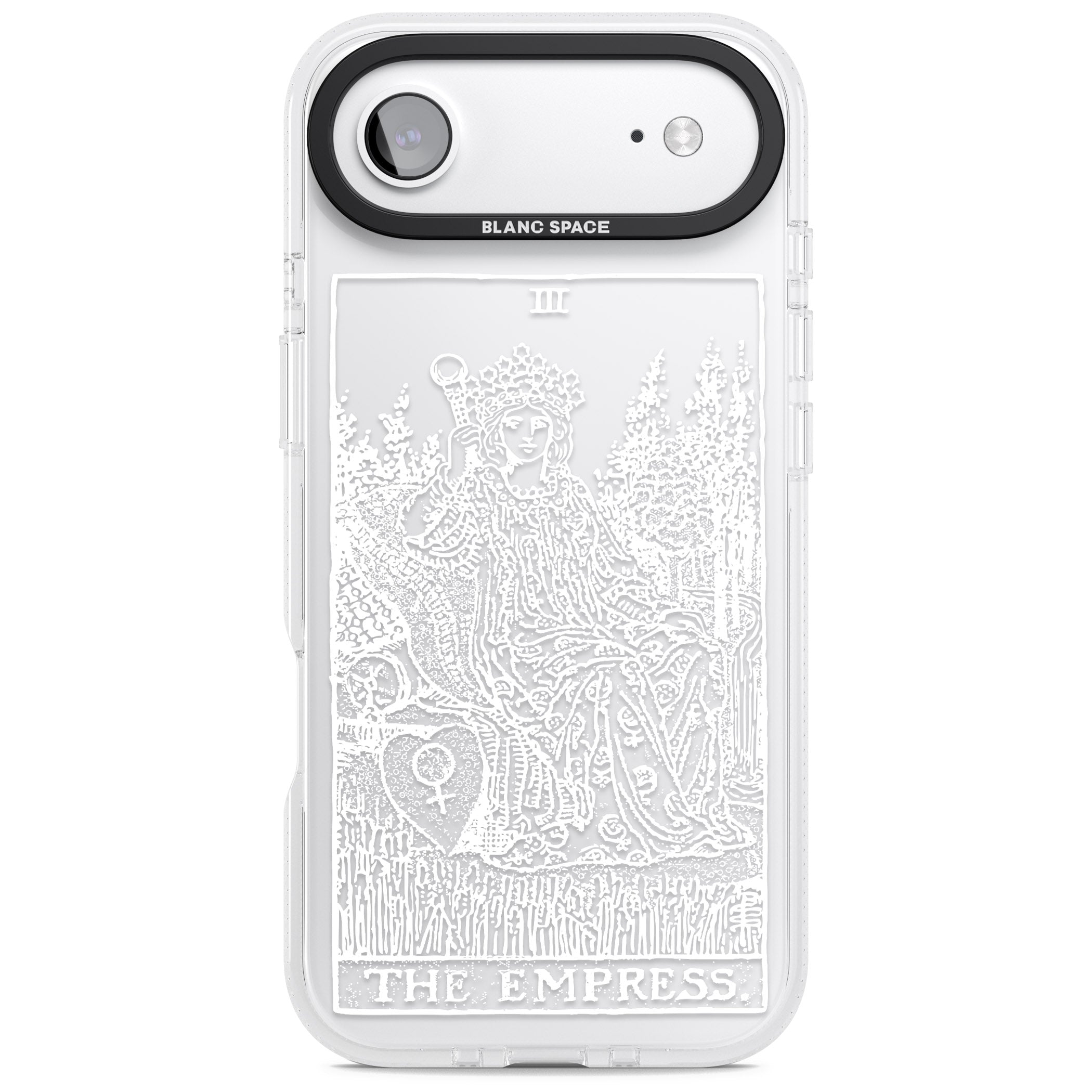 Personalised The Empress Tarot Card (White) iPhone 17 Air Impact Air Clear Phone Case
