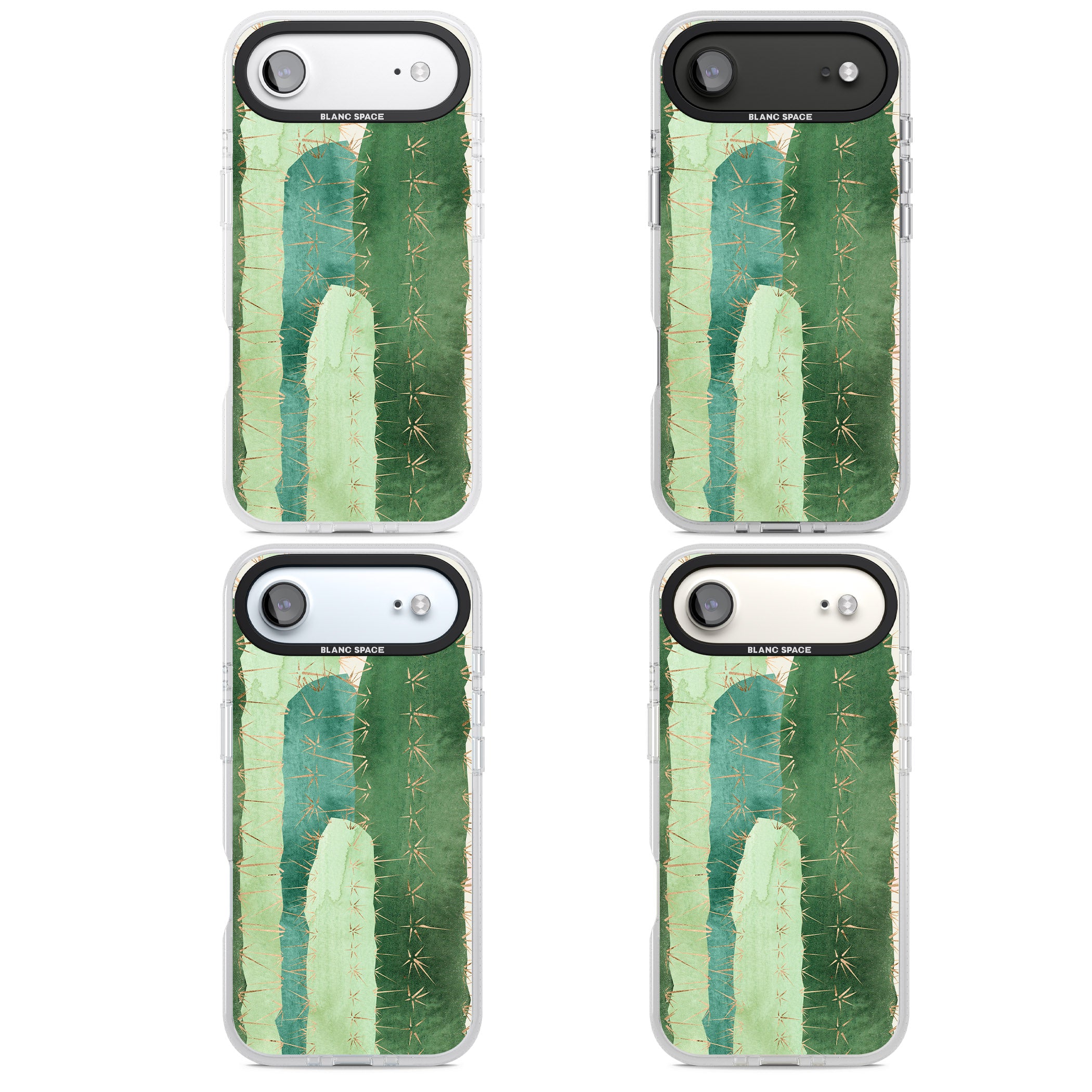 Large Cacti iPhone 17 Air Impact Air Clear Phone Case APT Impact Protection