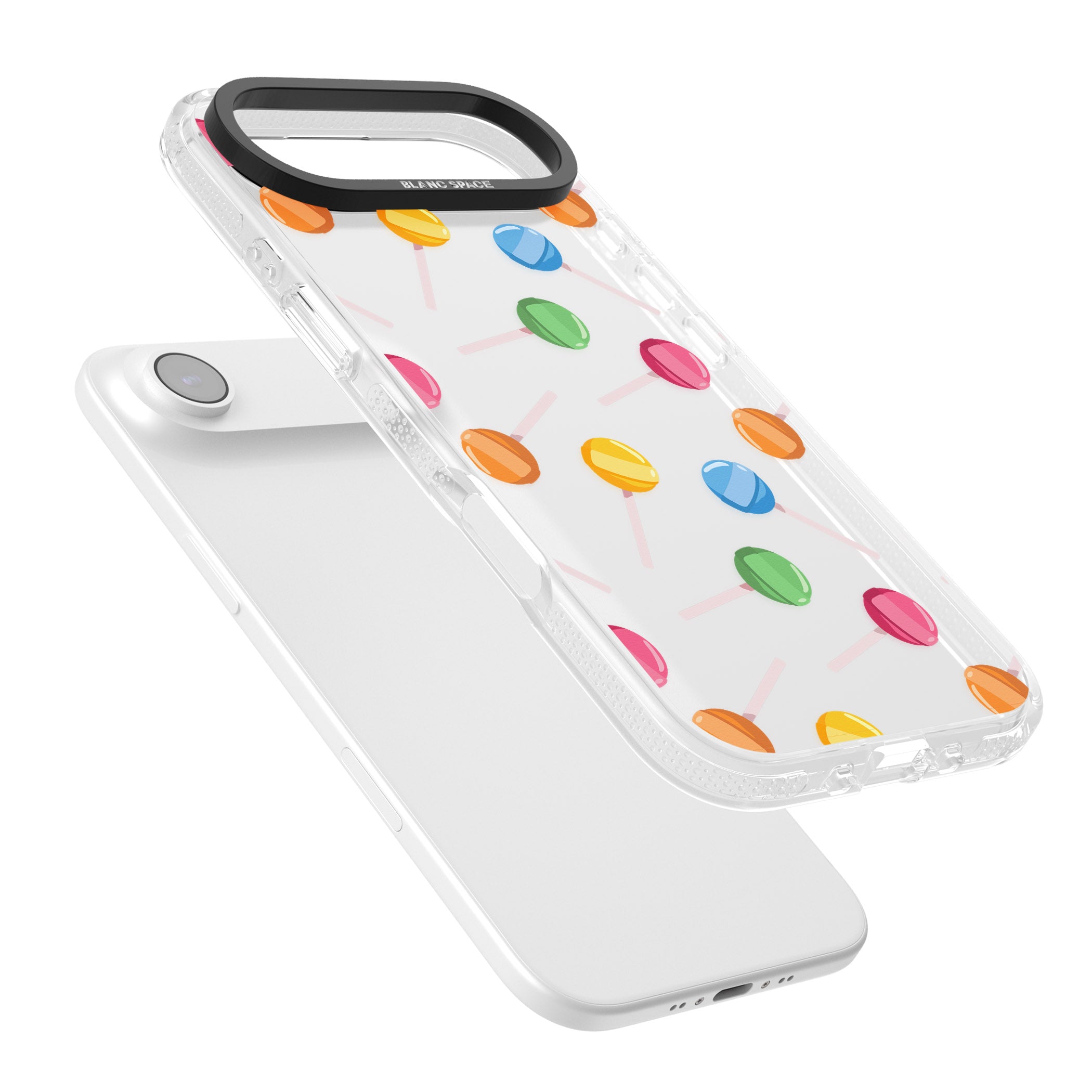 Lollipop Pattern iPhone 17 Air Impact Air Clear Phone Case Colours