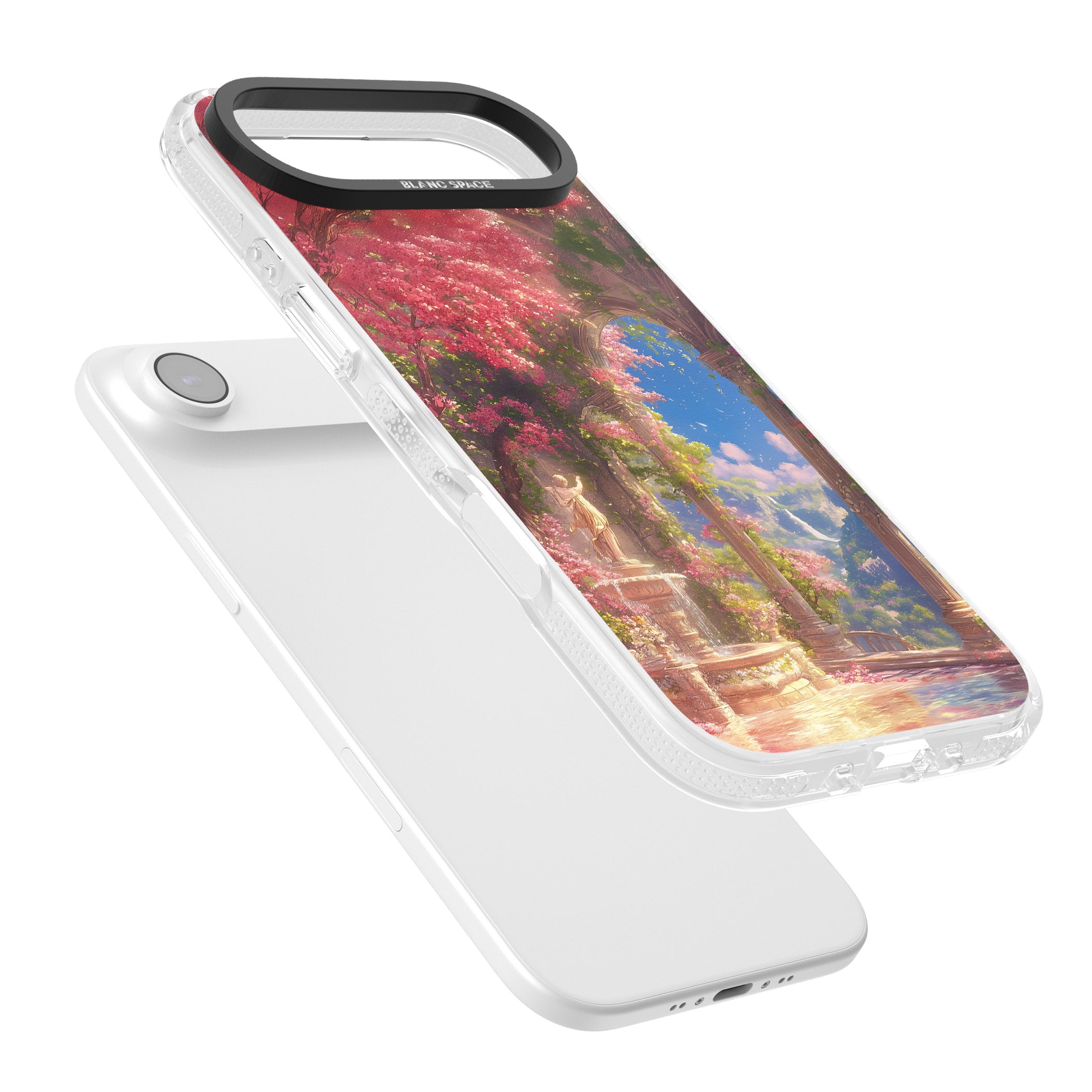 Castle Blossom iPhone 17 Air Impact Air Clear Phone Case Colours