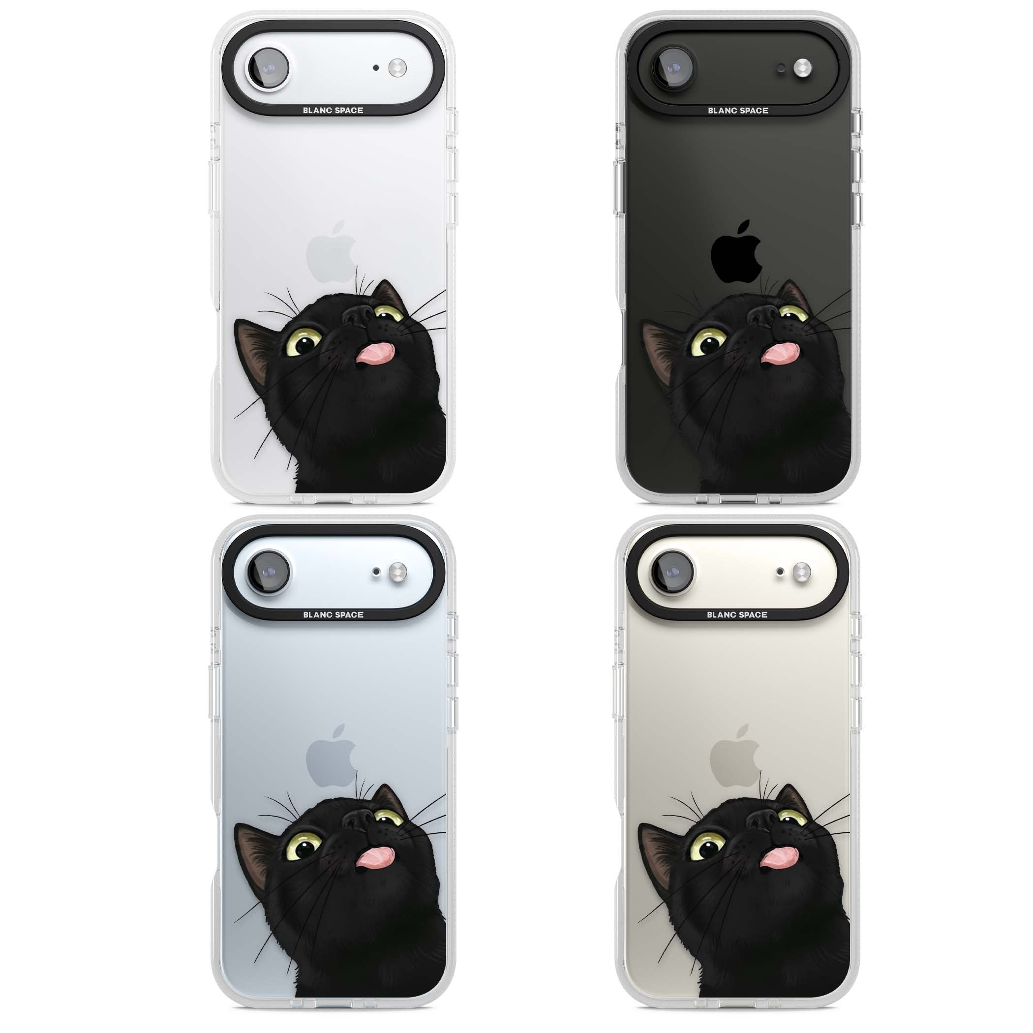 Black Cat Energy for her iPhone case | Clear Case Impact Air case for iPhone Air