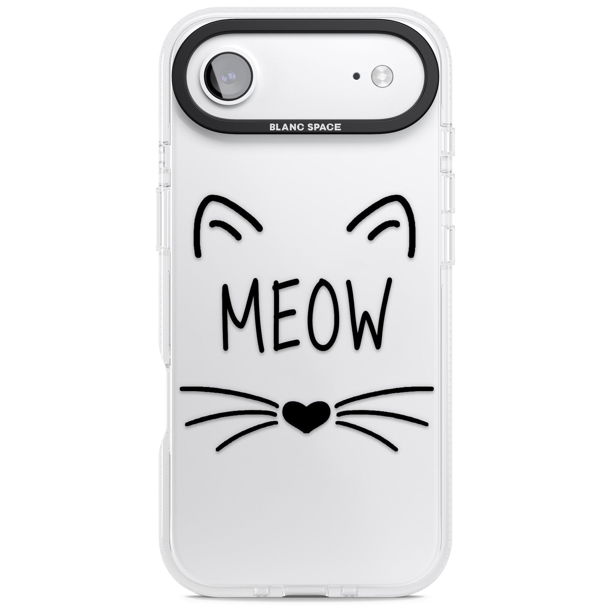 Cat Whiskers iPhone 17 Air Impact Air Clear Phone Case