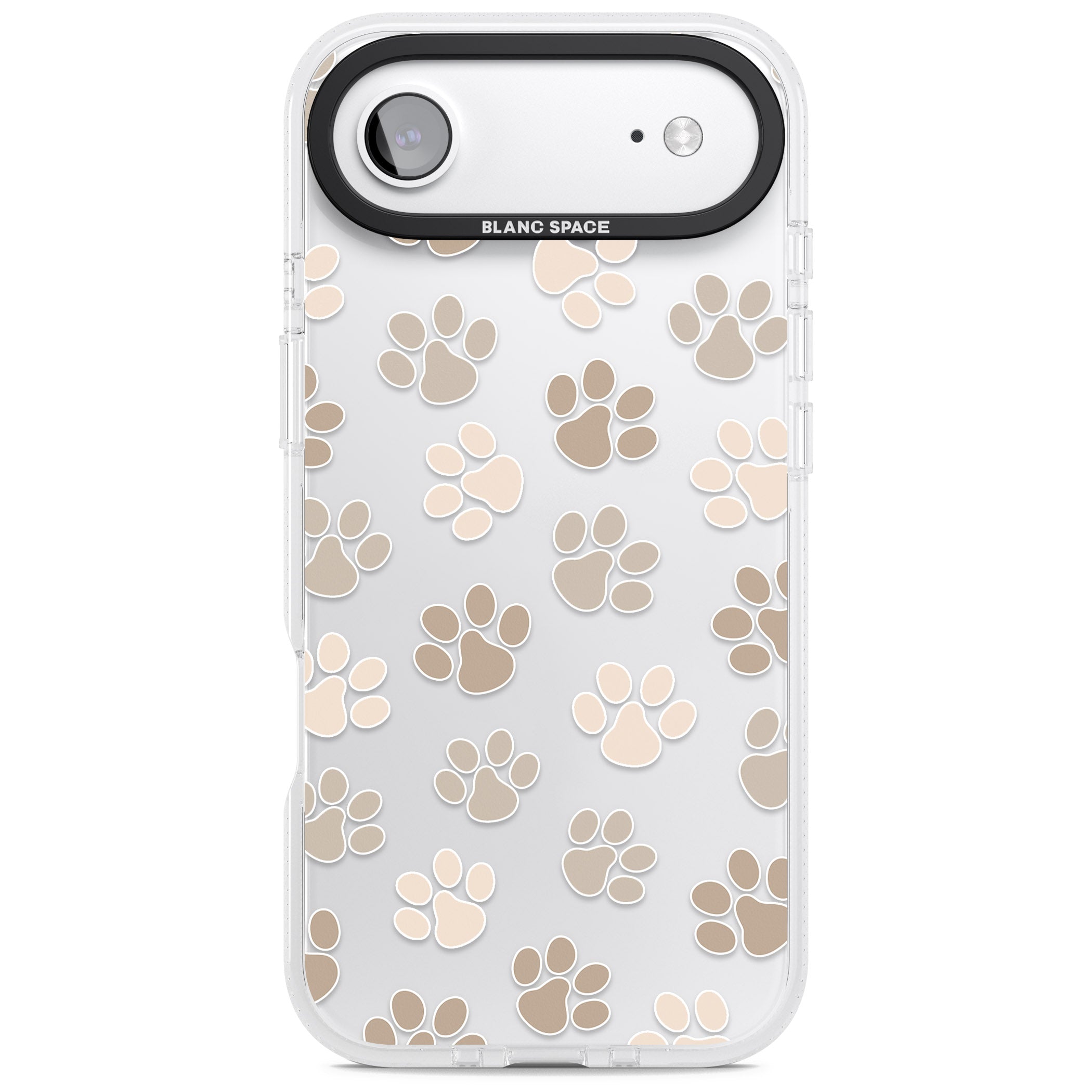 Paw Prints iPhone 17 Air Impact Air Clear Phone Case