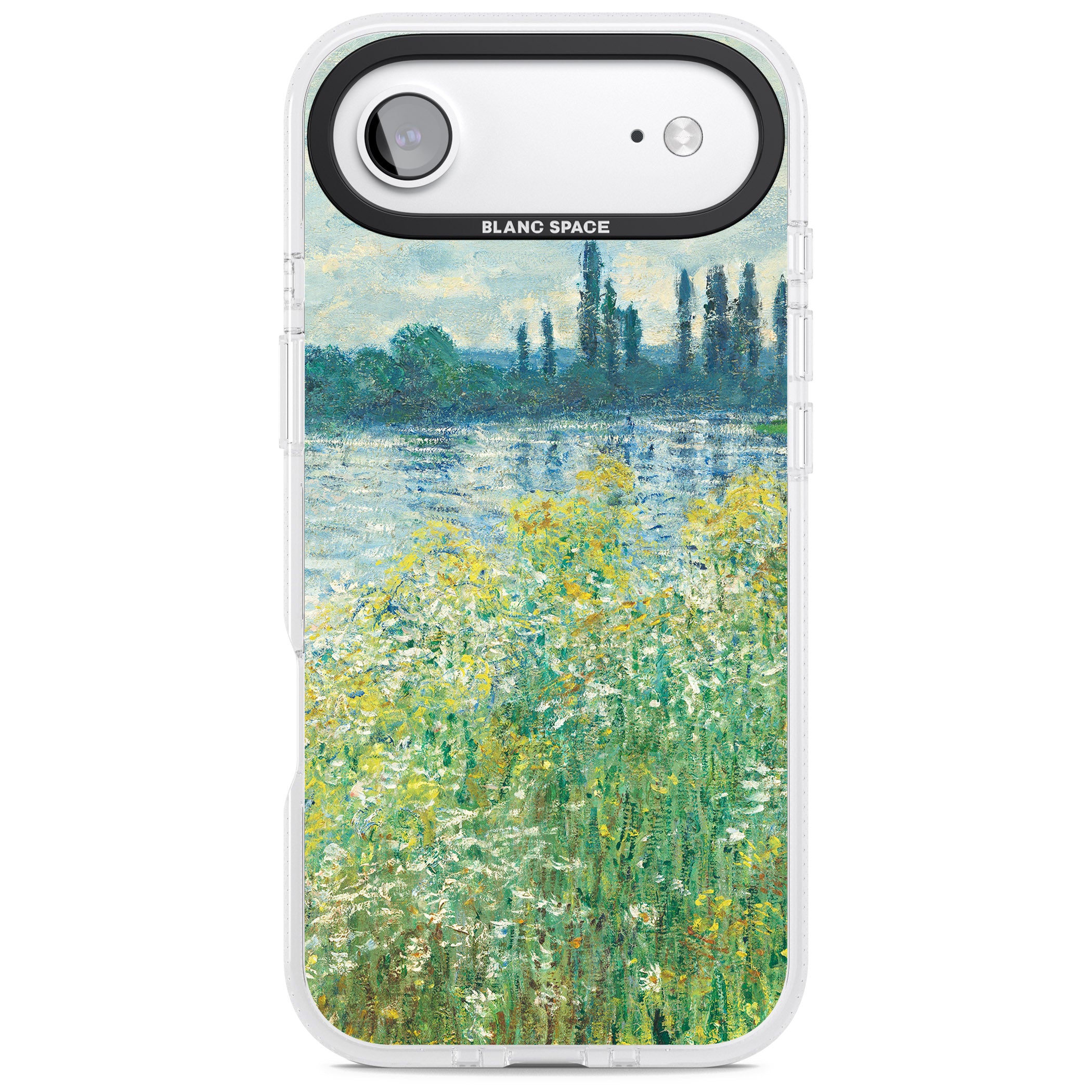 Banks Of The Seine By Claude Monet iPhone 17 Air Impact Air Clear Phone Case