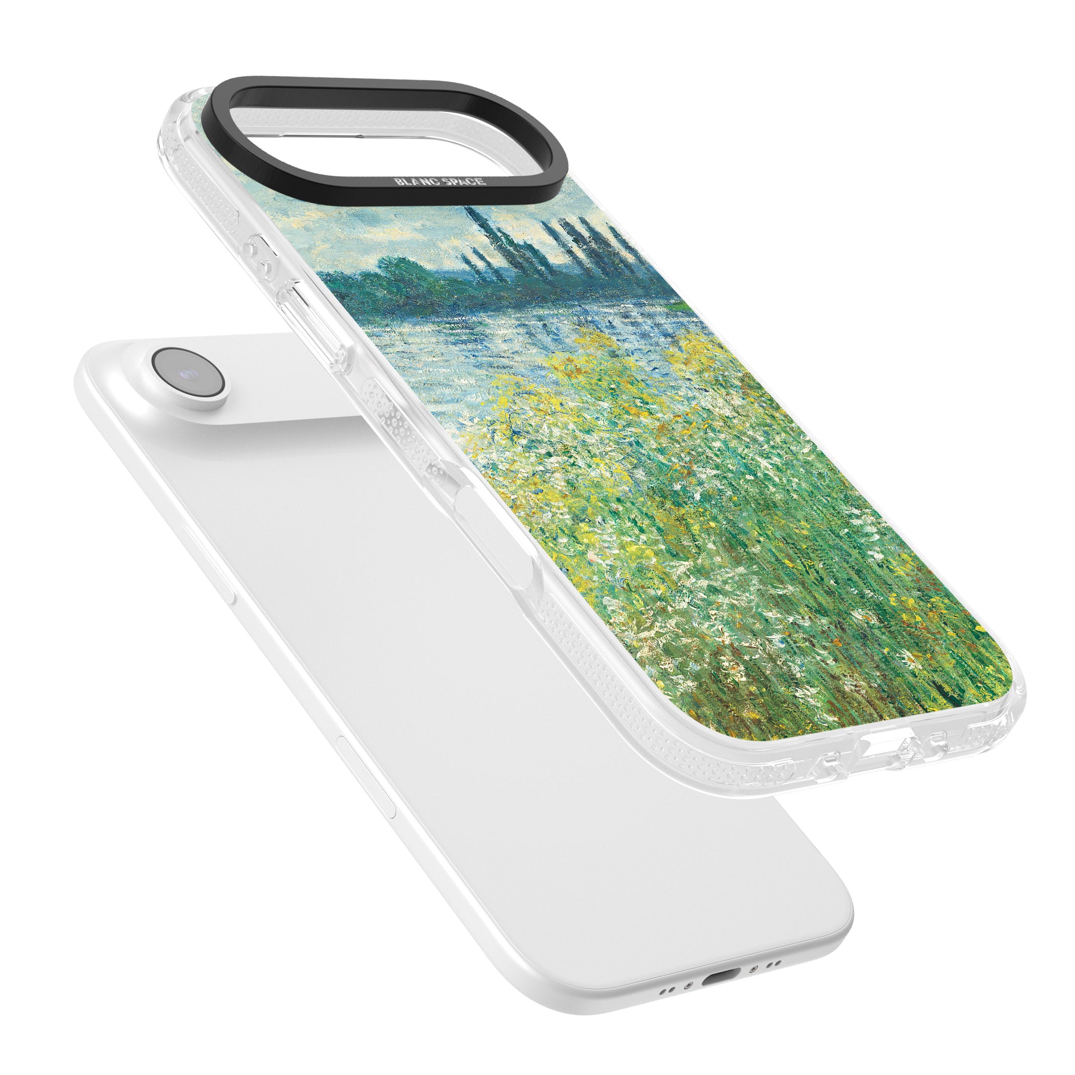Banks Of The Seine By Claude Monet iPhone 17 Air Impact Air Clear Phone Case Colours