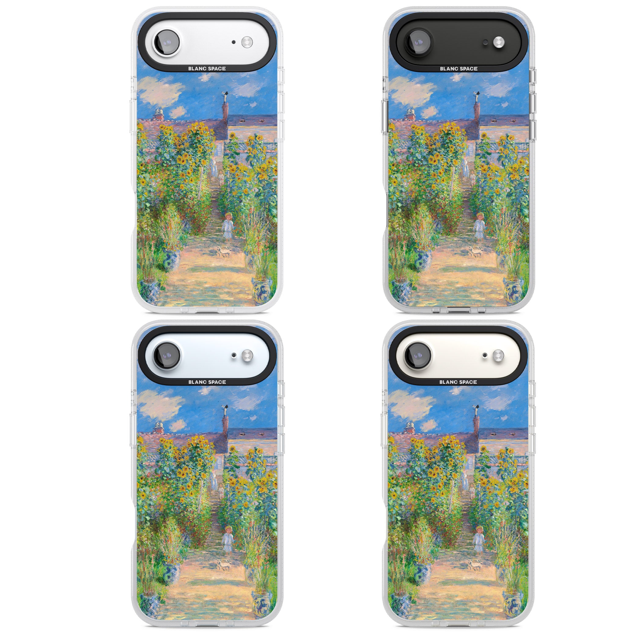 Garden at Vetheuil iPhone 17 Air Impact Air Clear Phone Case APT Impact Protection