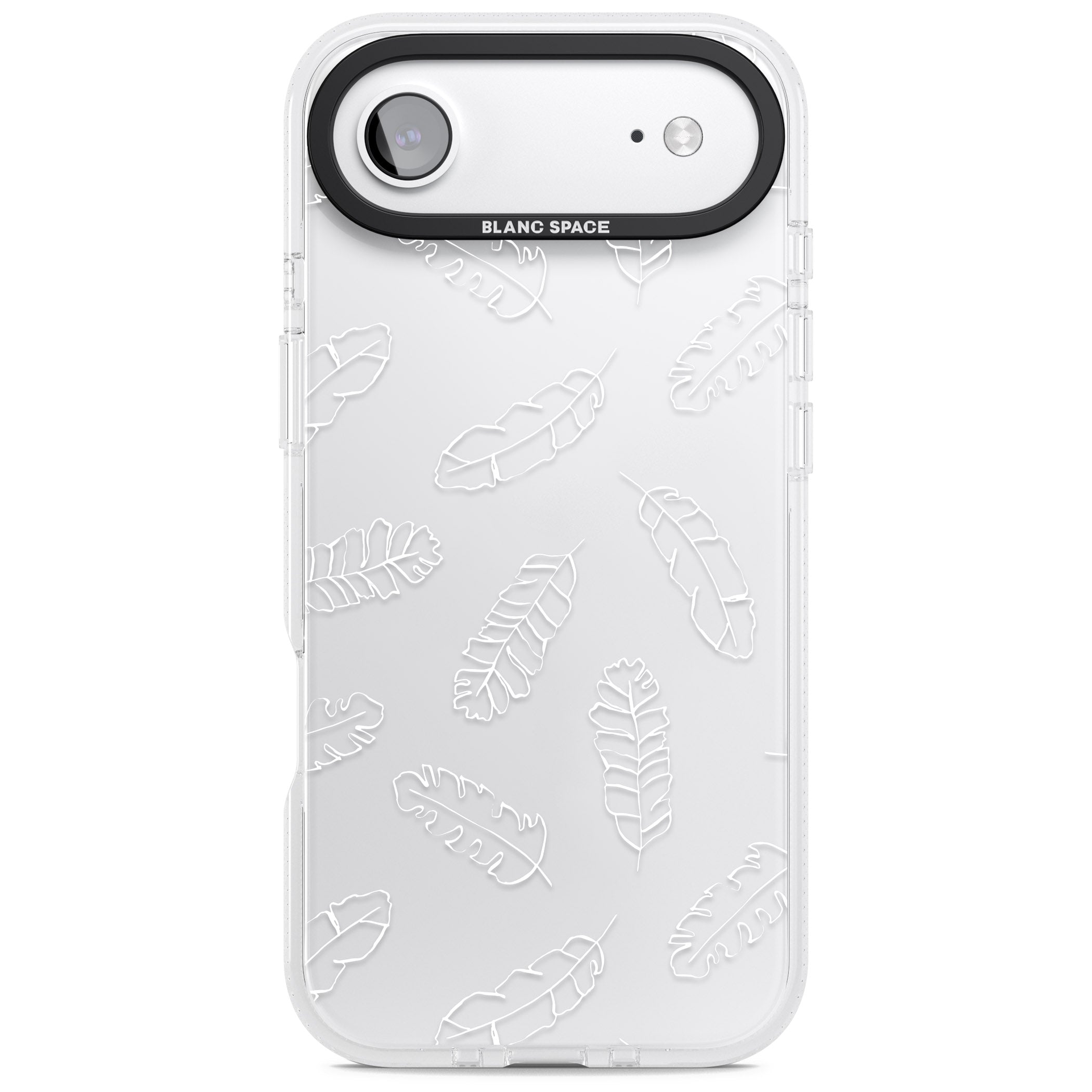 Palm Leaf Outline iPhone 17 Air Impact Air Clear Phone Case