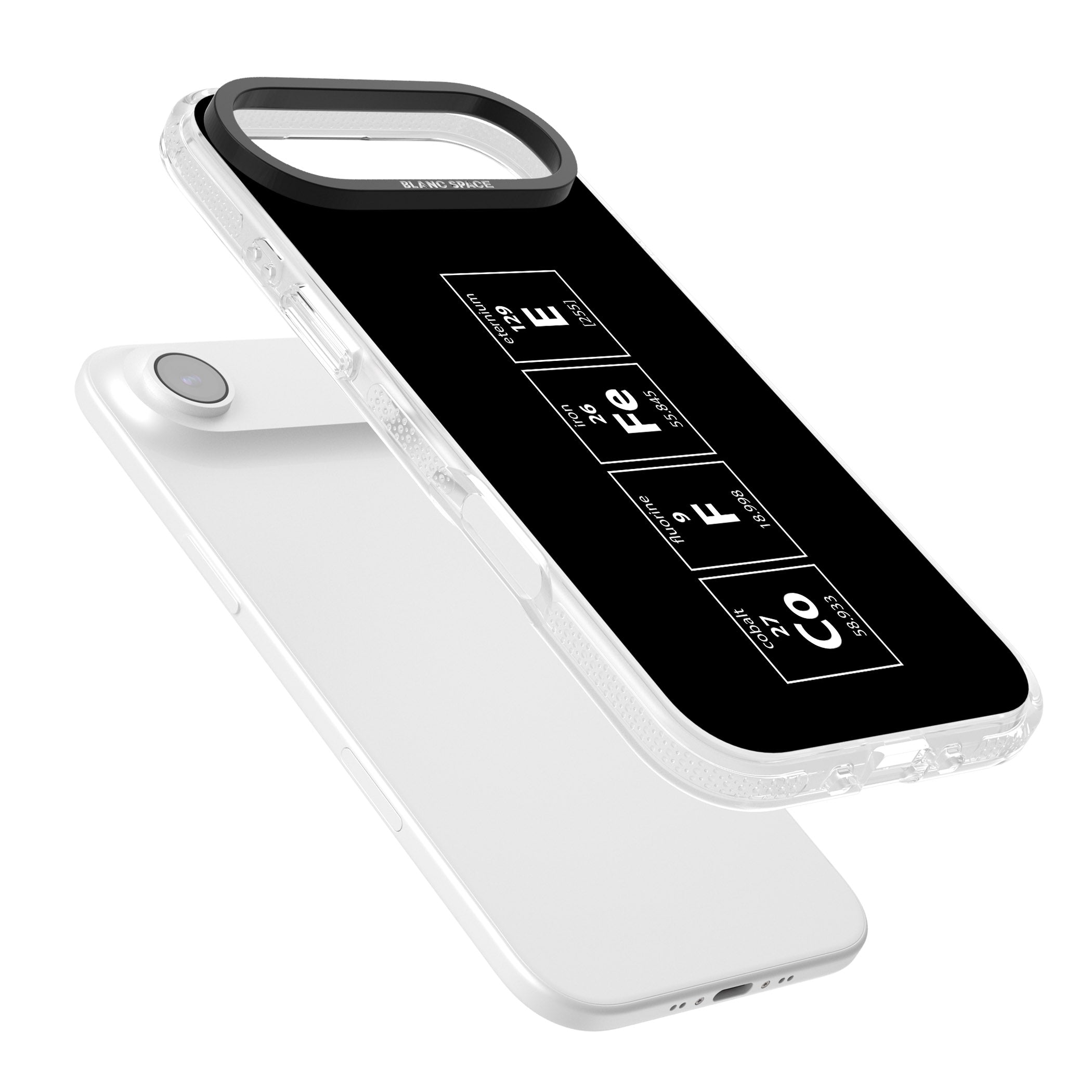 Coffee Element (Black) iPhone 17 Air Impact Air Clear Phone Case Colours