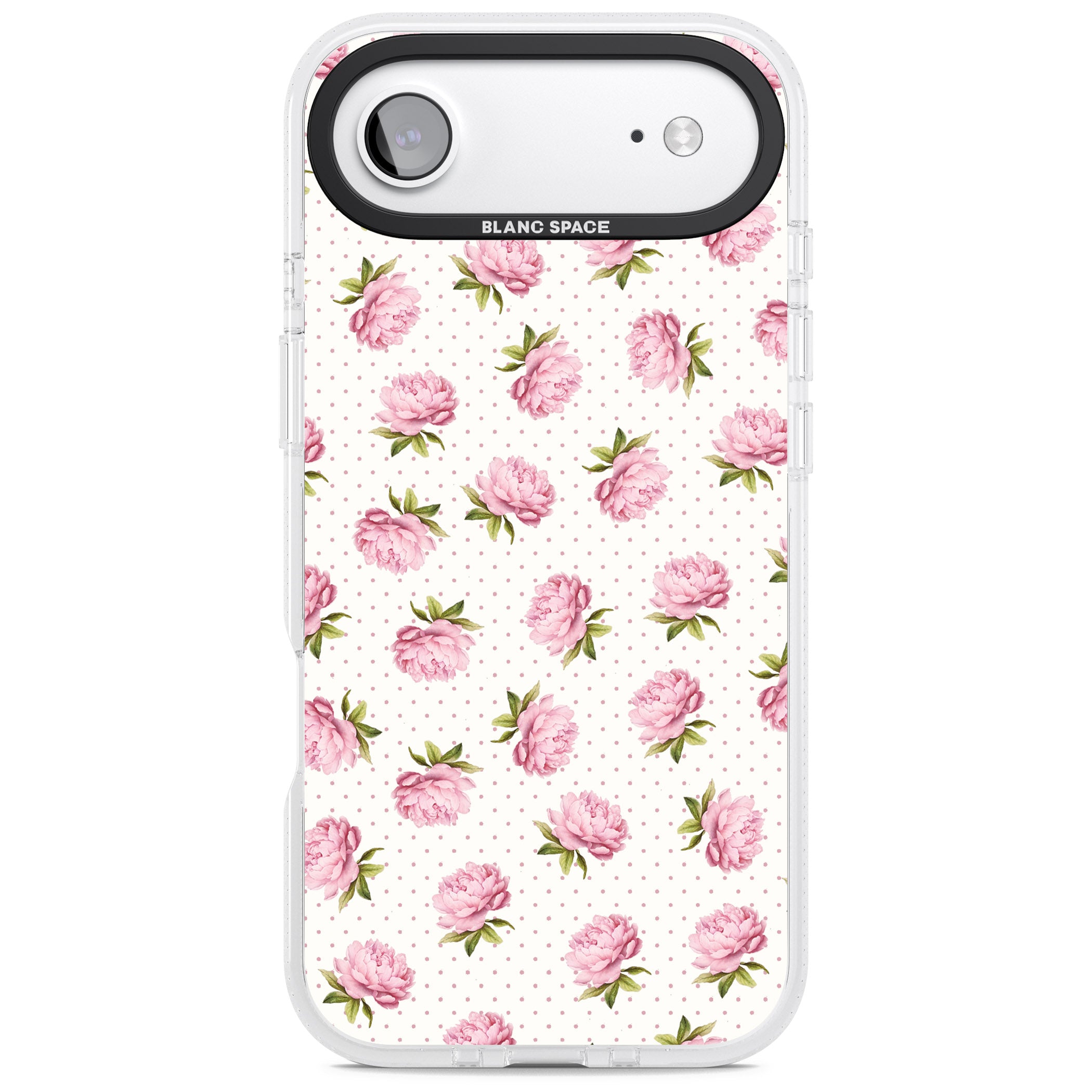 Soft Peonies iPhone 17 Air Impact Air Clear Phone Case