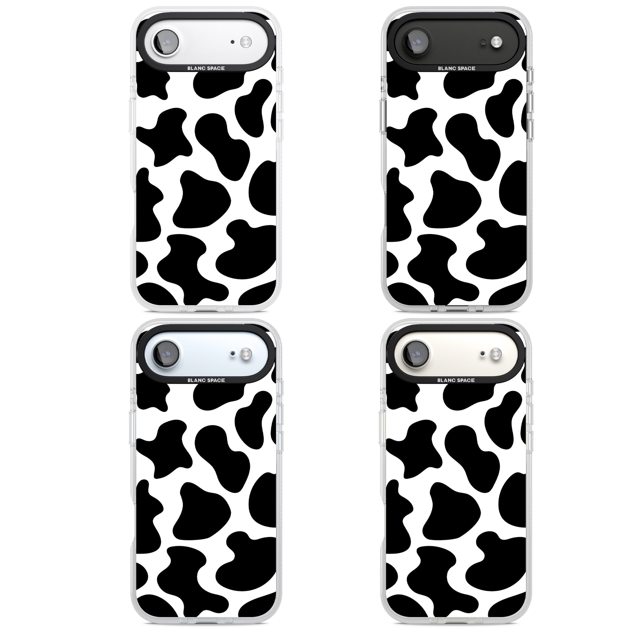 Cow Print iPhone 17 Air Impact Air Clear Phone Case APT Impact Protection