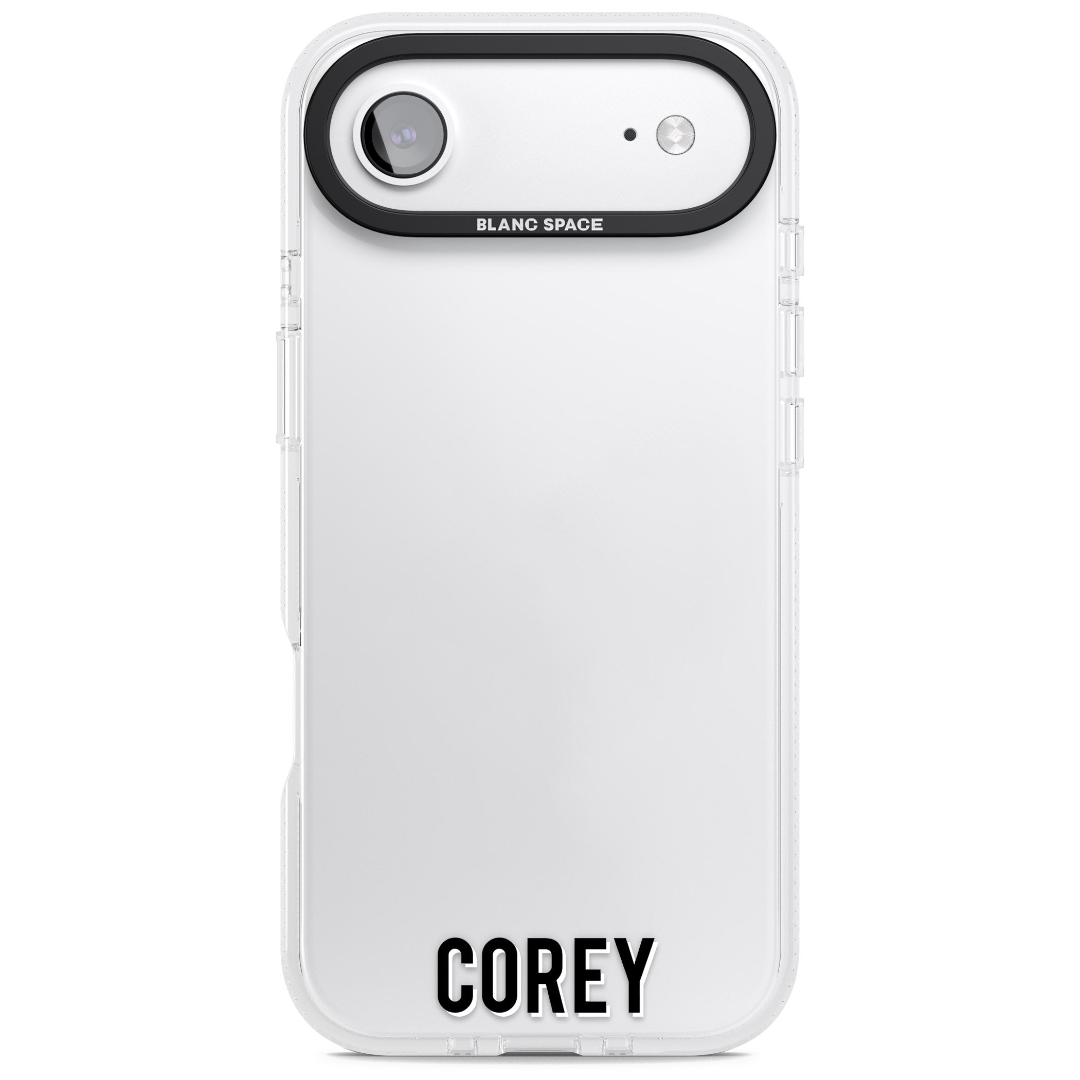 Personalised Bottom Name iPhone 17 Air Impact Air Clear Phone Case